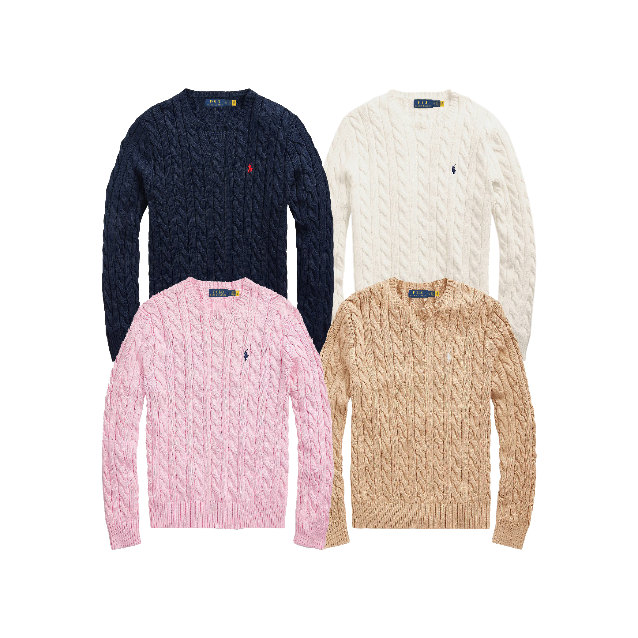 Ralph Lauren Cable-Knit Cotton Jumper-01