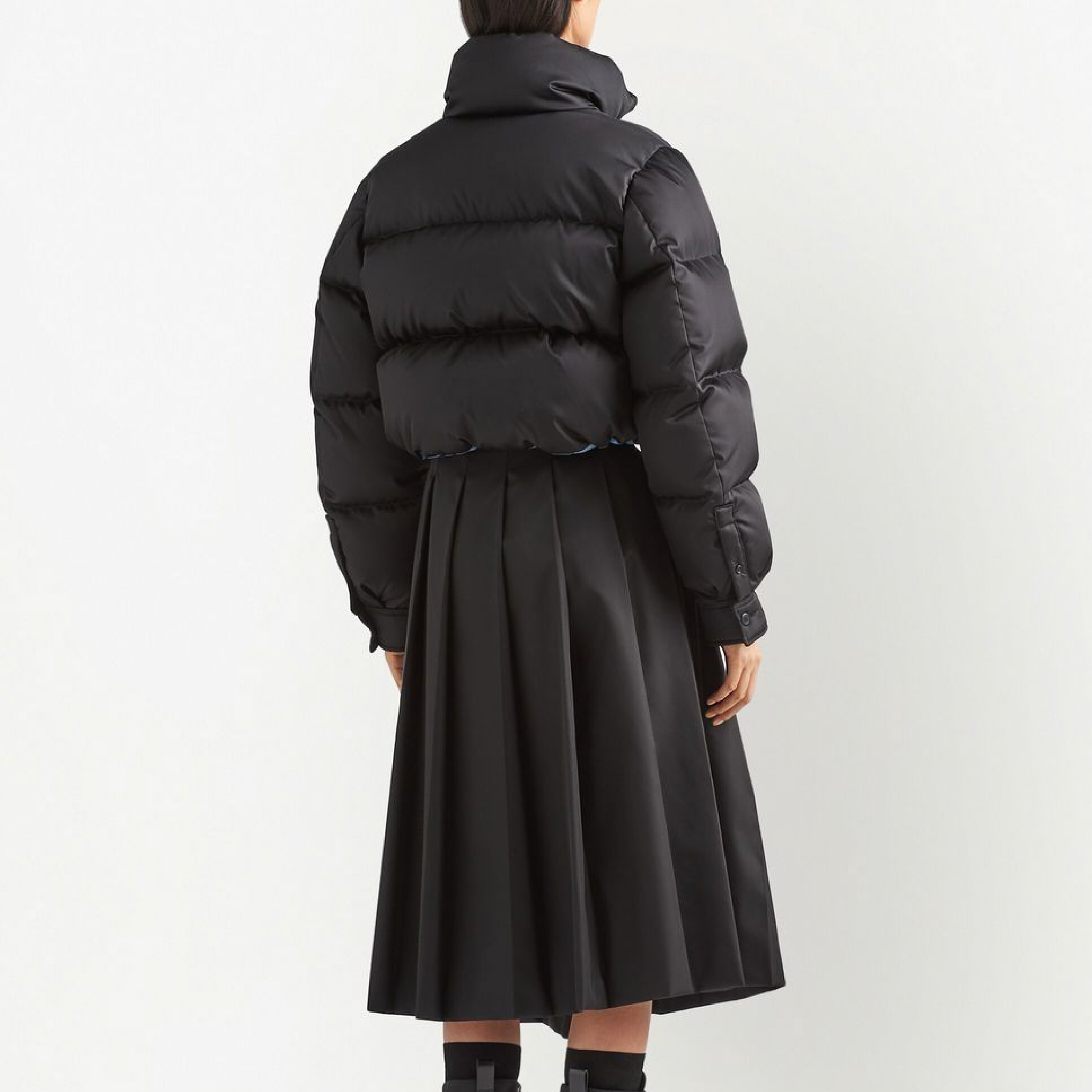 Prada Re-Nylon cropped down jacket-04