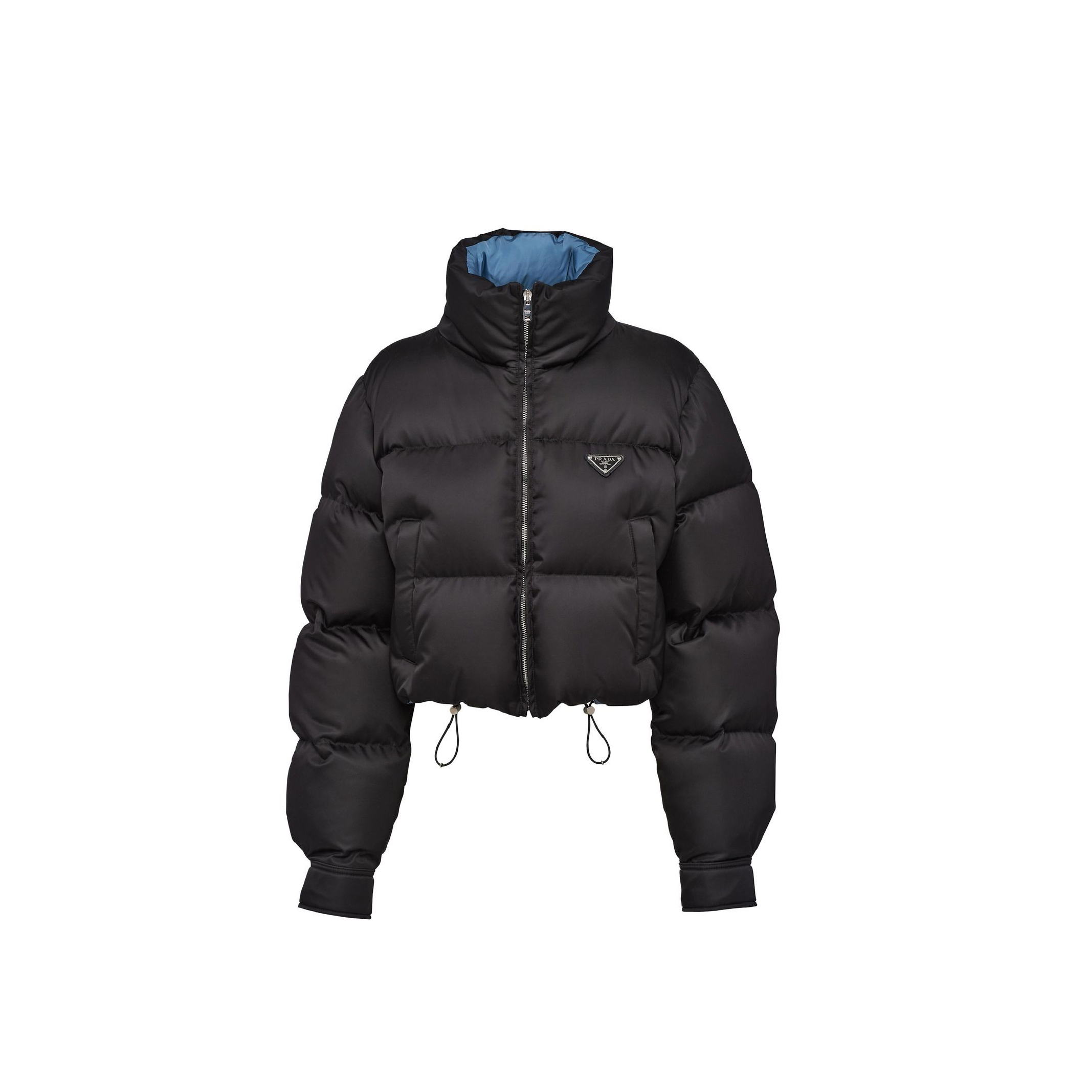 Prada Re-Nylon cropped down jacket-01