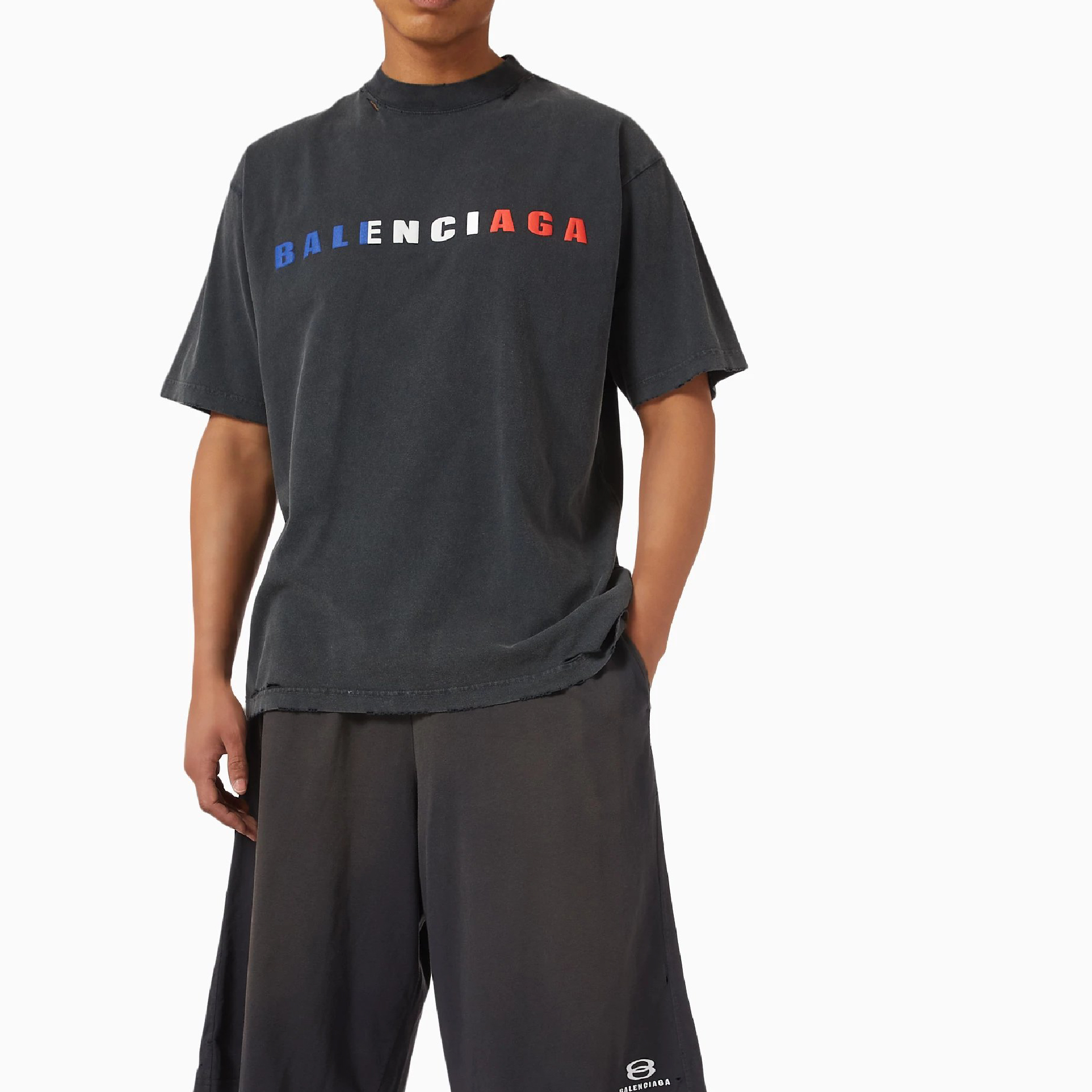Balenciaga International Medium Fit T-shirt in Dry Jersey-08
