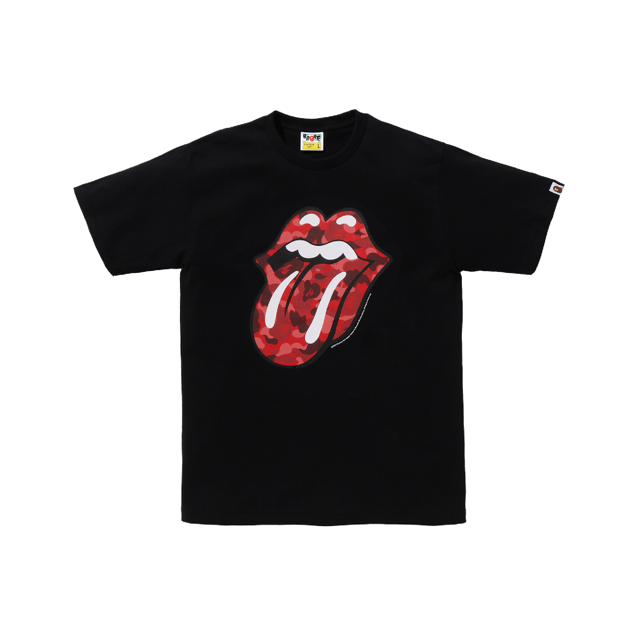 BAPE® x Rolling Stones Tee Black (SS25)-03