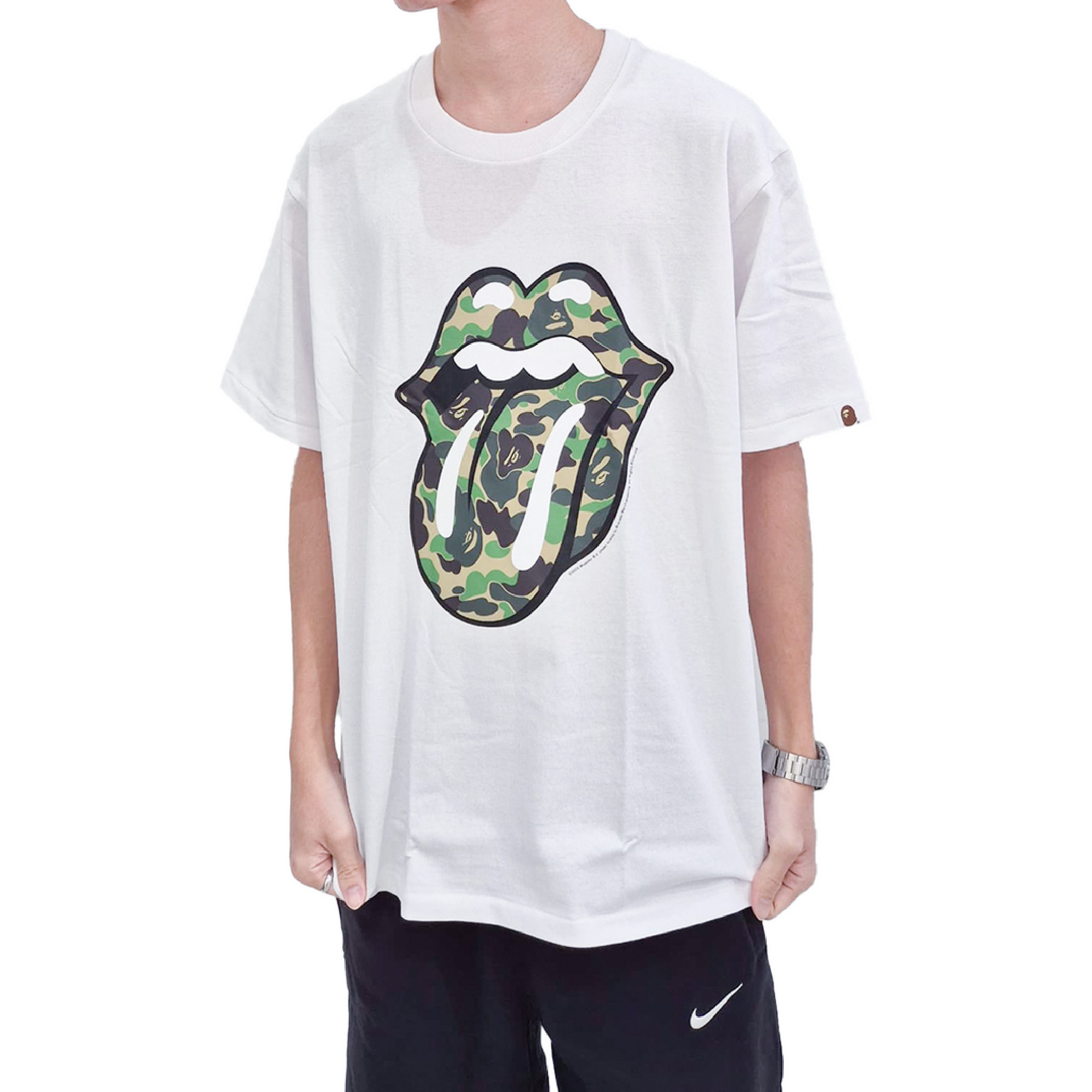 BAPE® x Rolling Stones Tee Black (SS25)-10