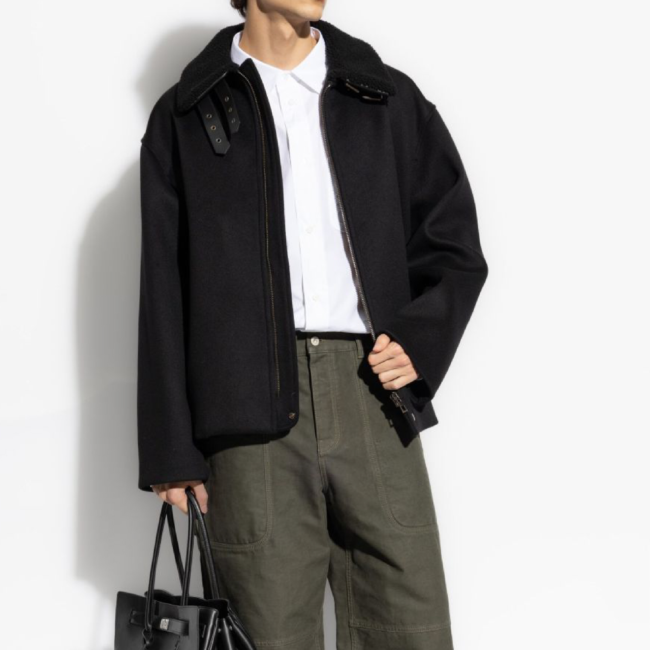 LOEWE Anagram-embroidered shirt-04