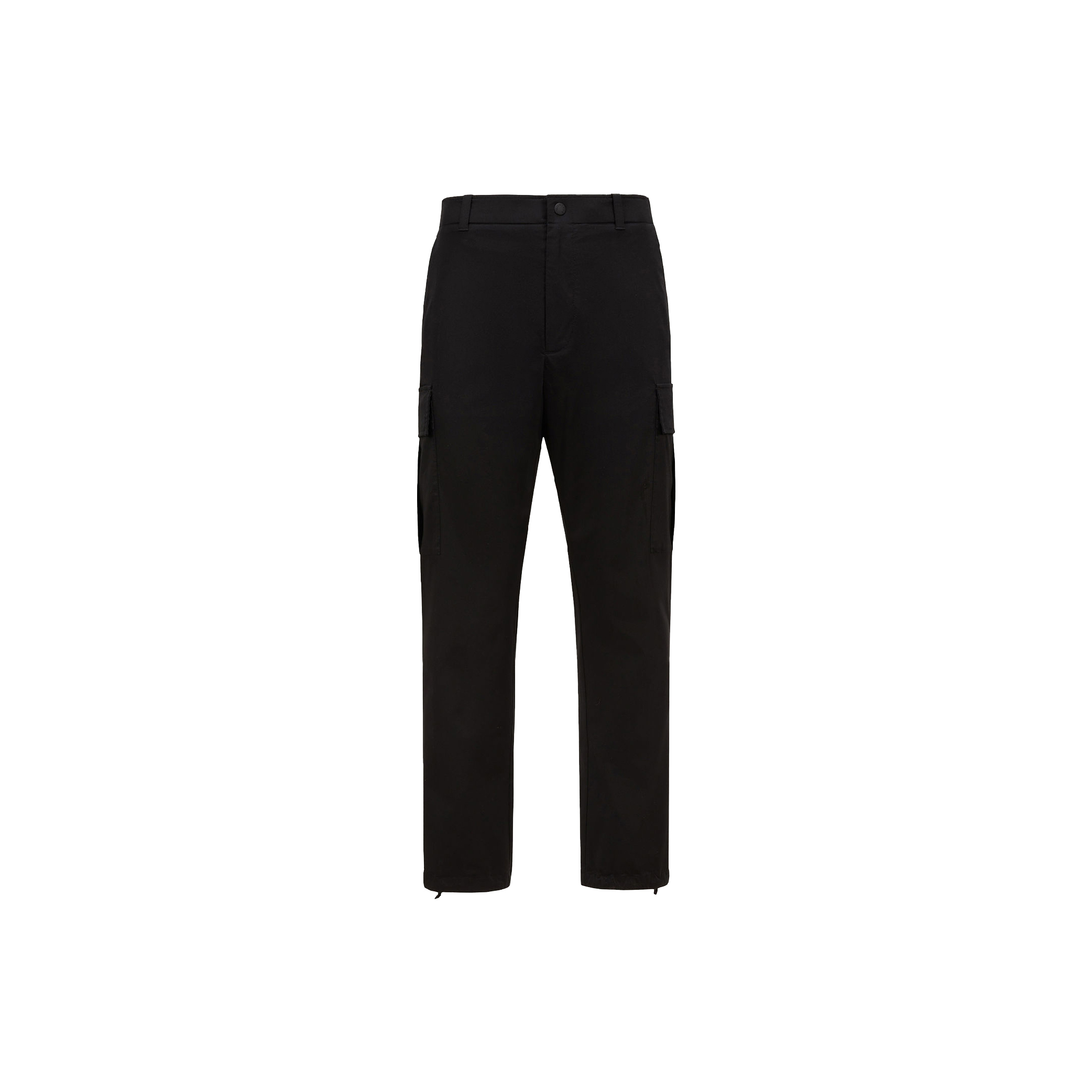 Moncler Cotton Gabardine Cargo Trousers-01