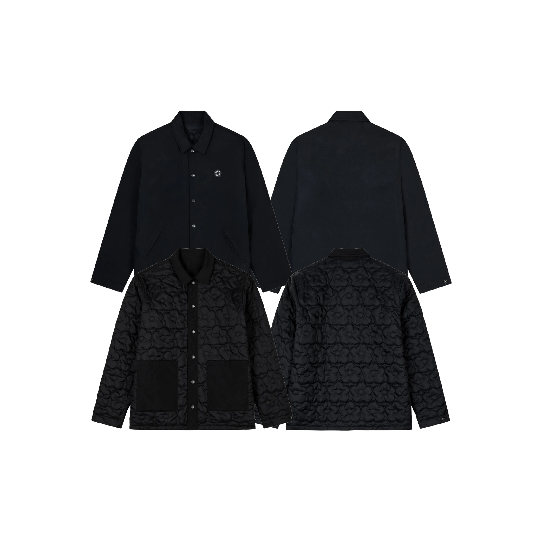 Kenzo 'Boke Flower 2.0' reversible heavy coach jacket-01