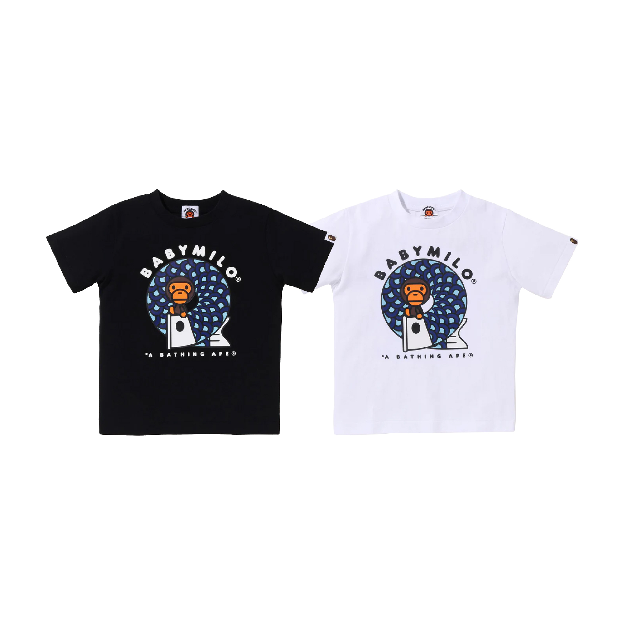 BAPE A Bathing Ape Koinobori On Baby Milo Tee-01
