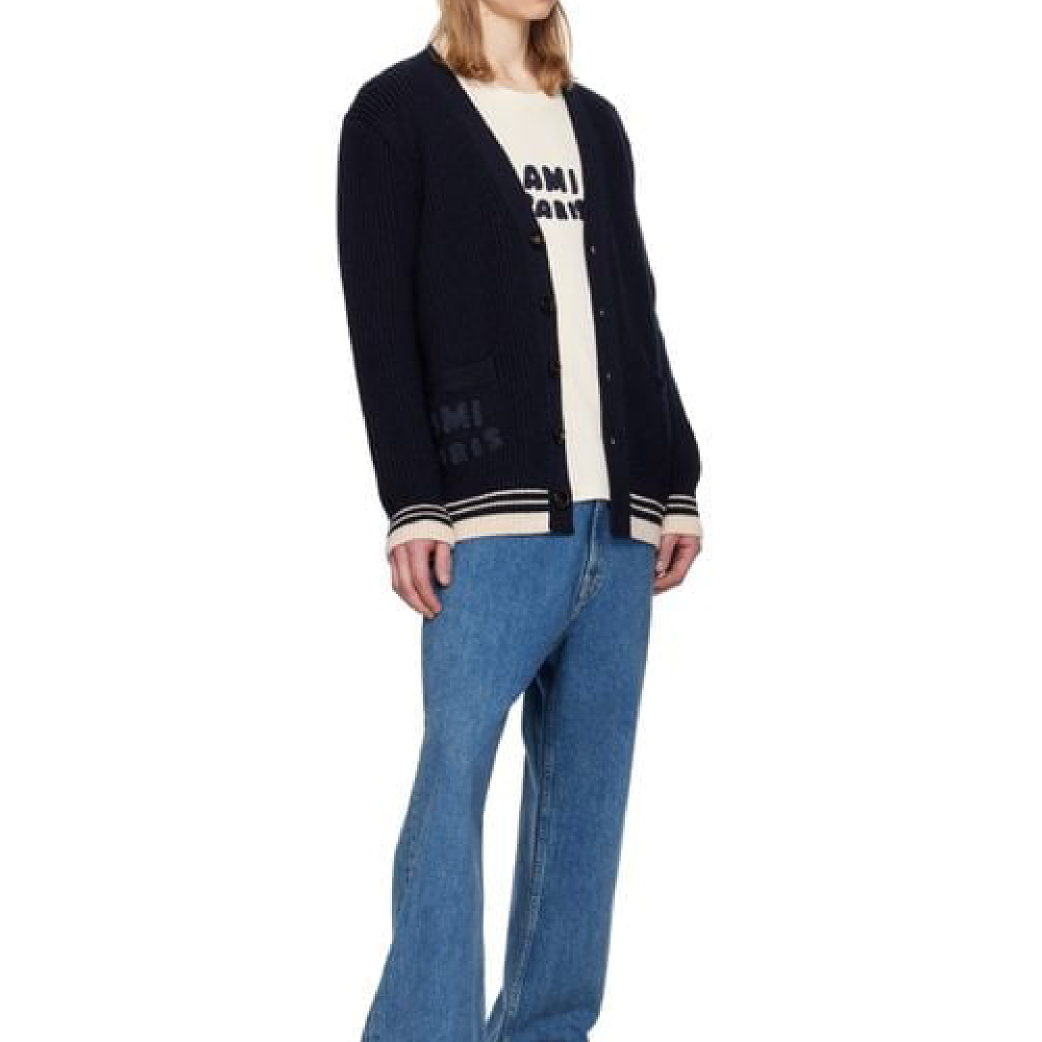 Ami Paris Men's Cotton Patch T-Shirt-08