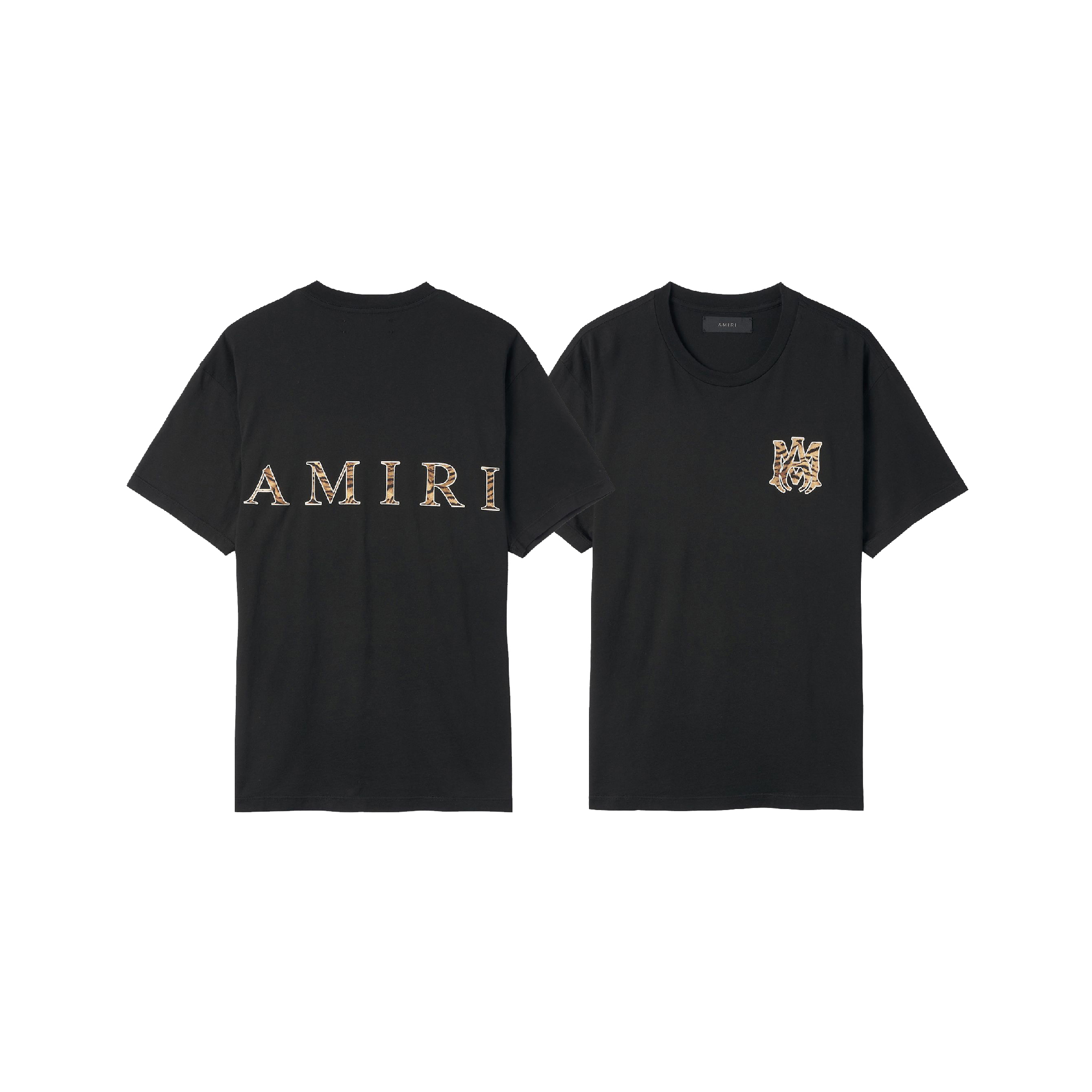 AMIRI Tiger Logo Print Short Sleeve T-Shirt-01