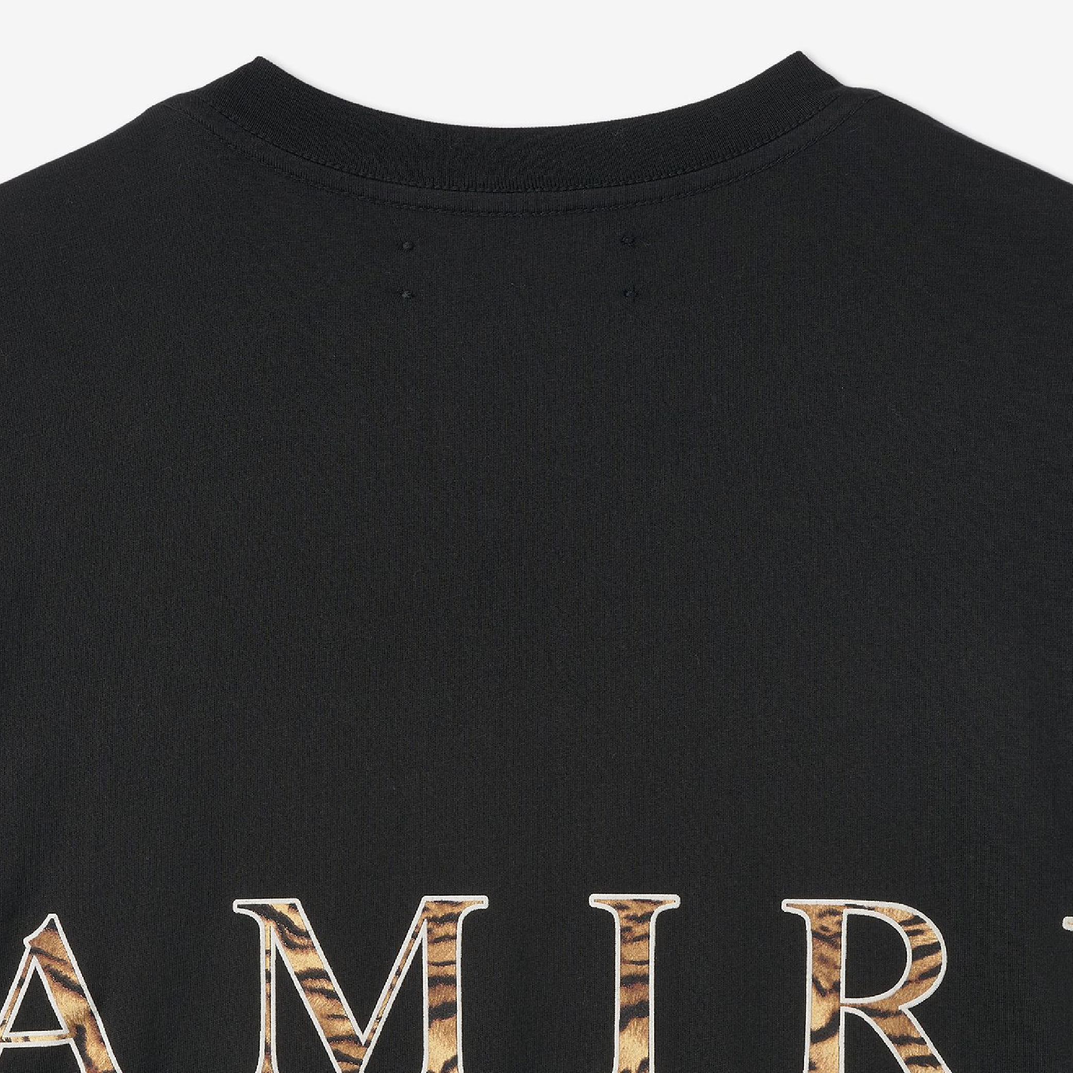 AMIRI Tiger Logo Print Short Sleeve T-Shirt-06