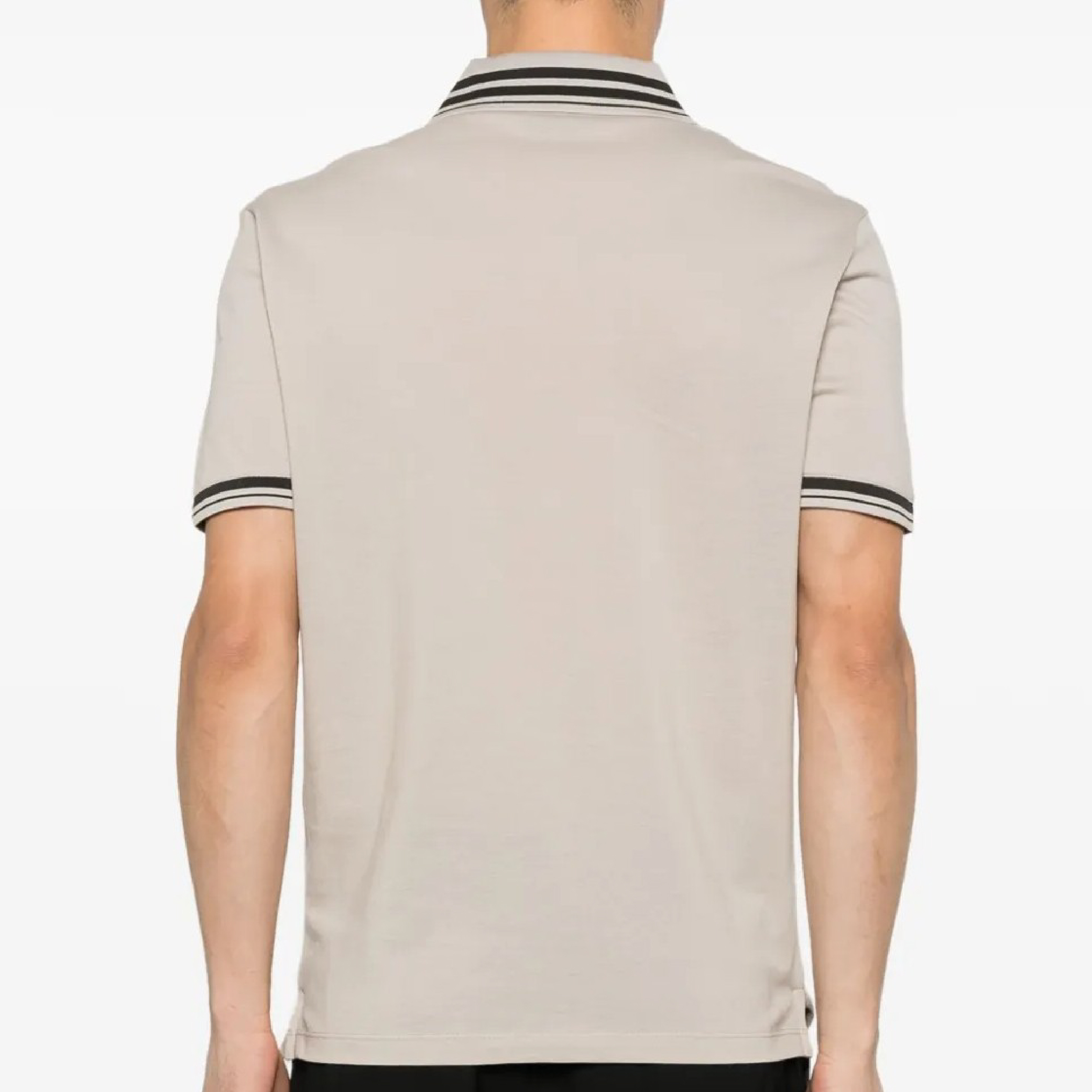Emporio Armani Double Tipped Collar Logo Polo-06