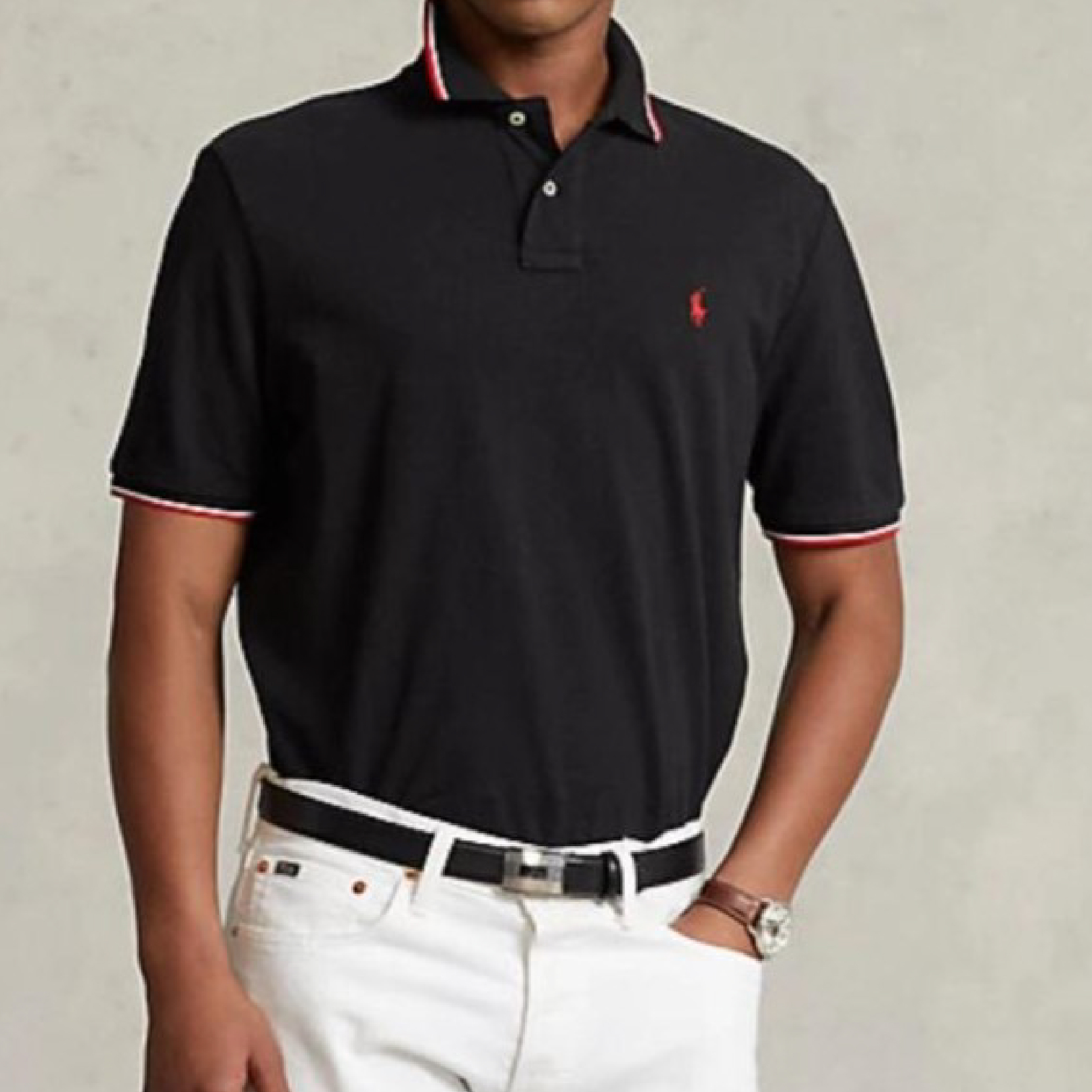 Polo Ralph Lauren Small Pony Twin-tipped collar polo-05