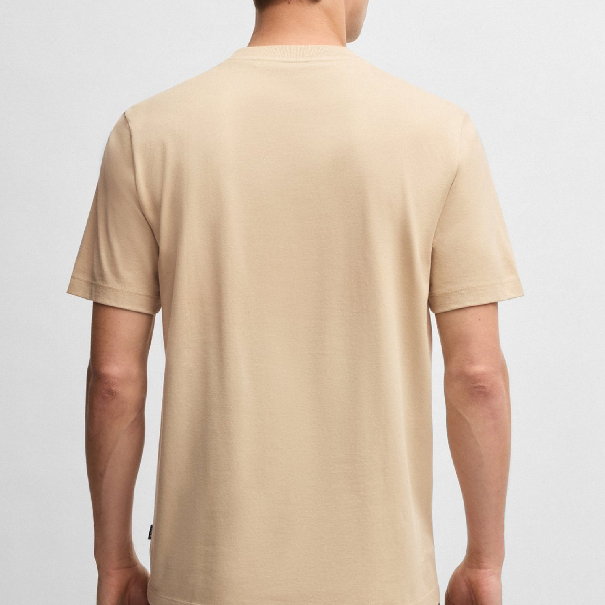 Hugo Boss Horizontal Striped Wording Logo Tee-09