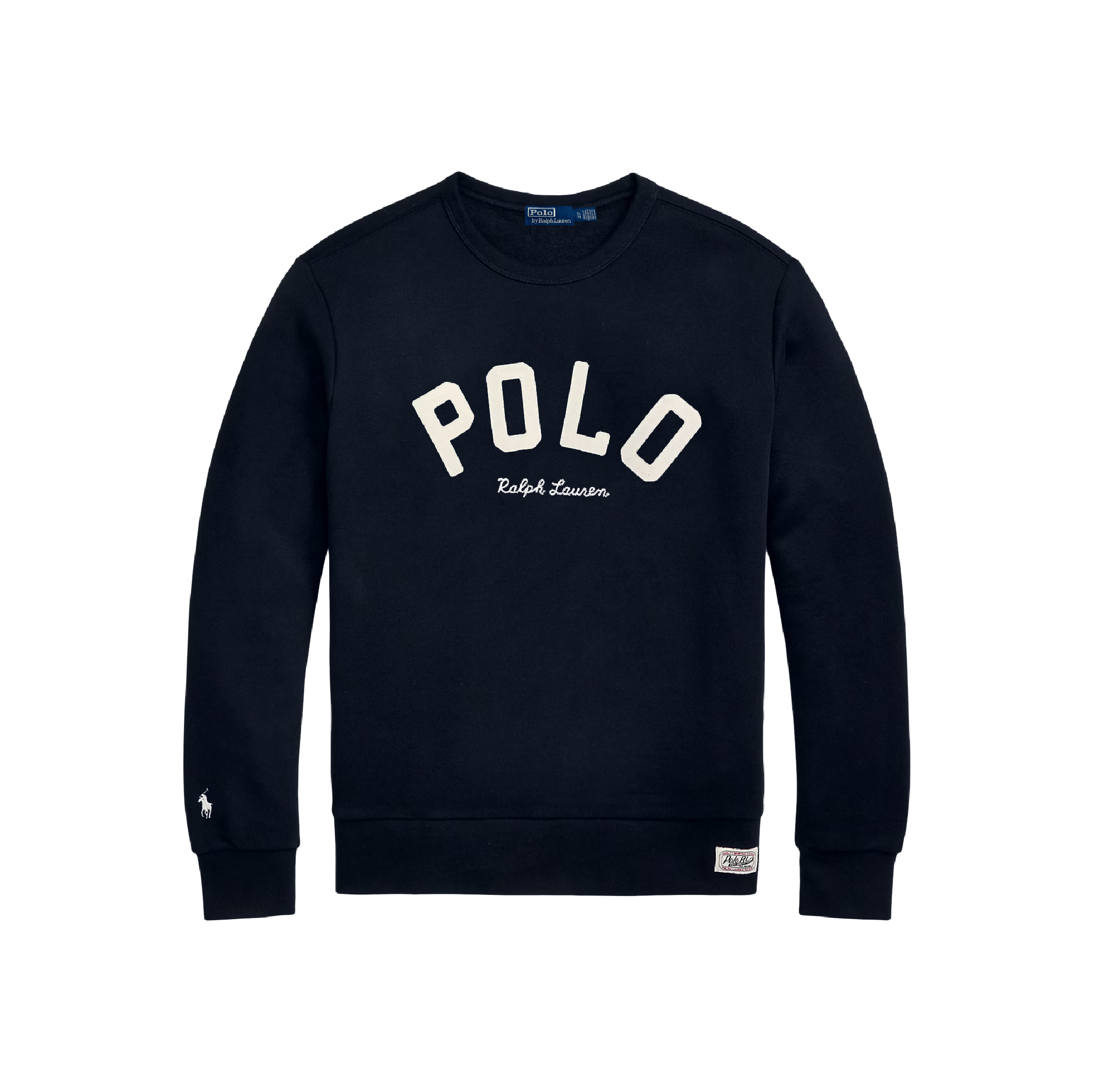 Polo Ralph Lauren Embroidered Patch Wording Logo Sweatshirt-02