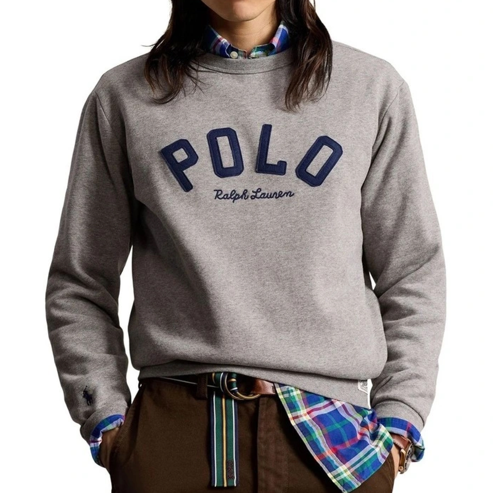 Polo Ralph Lauren Embroidered Patch Wording Logo Sweatshirt-06