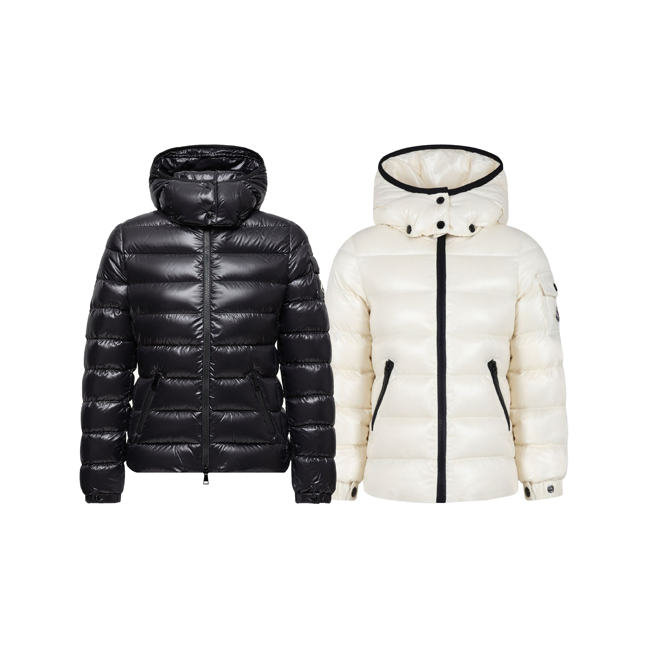 Monocle Women's Down Puffer Jacket with detachable hoodie-01