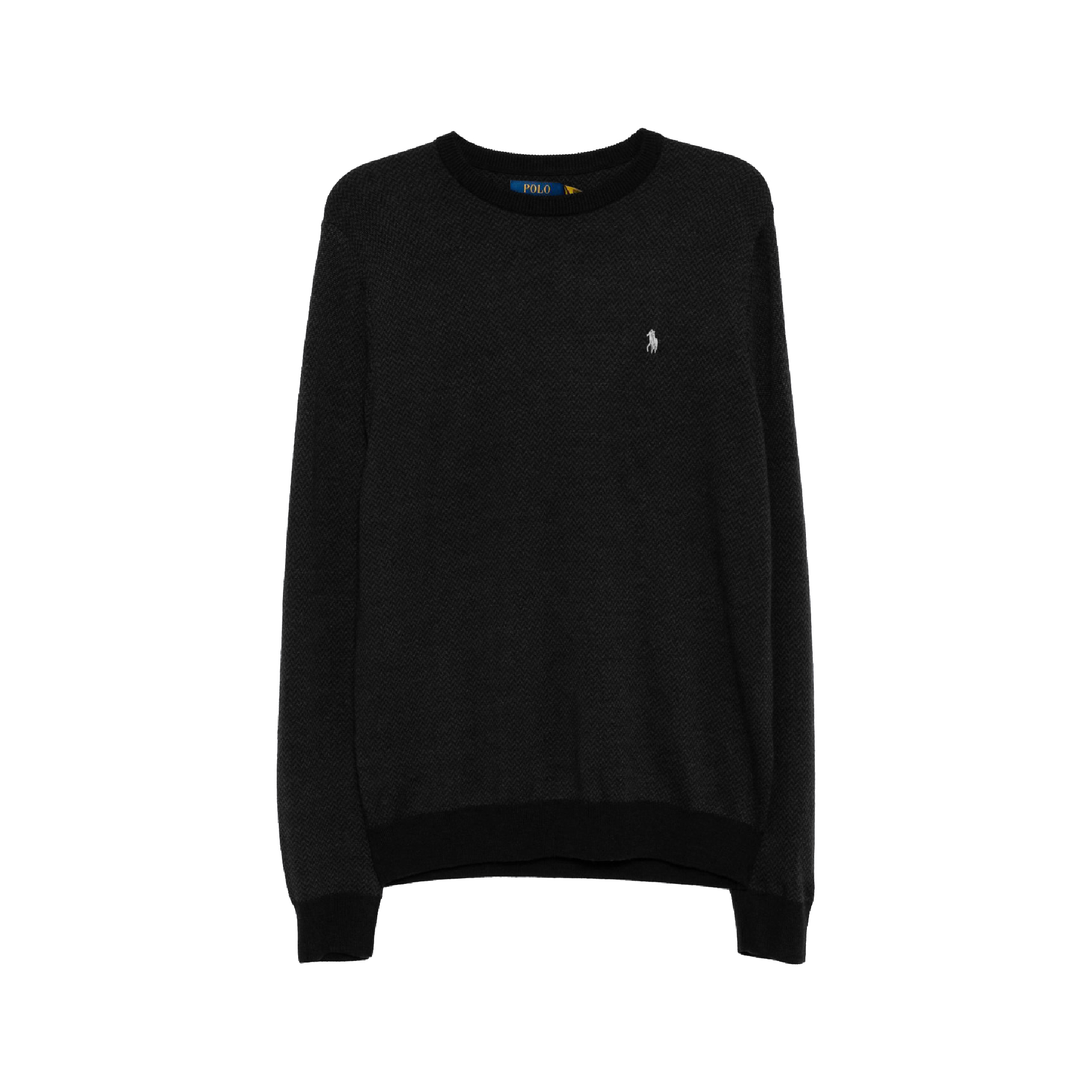 Polo Ralph Lauren Jacquard Cotton Wool Long Sleeve Tee-02