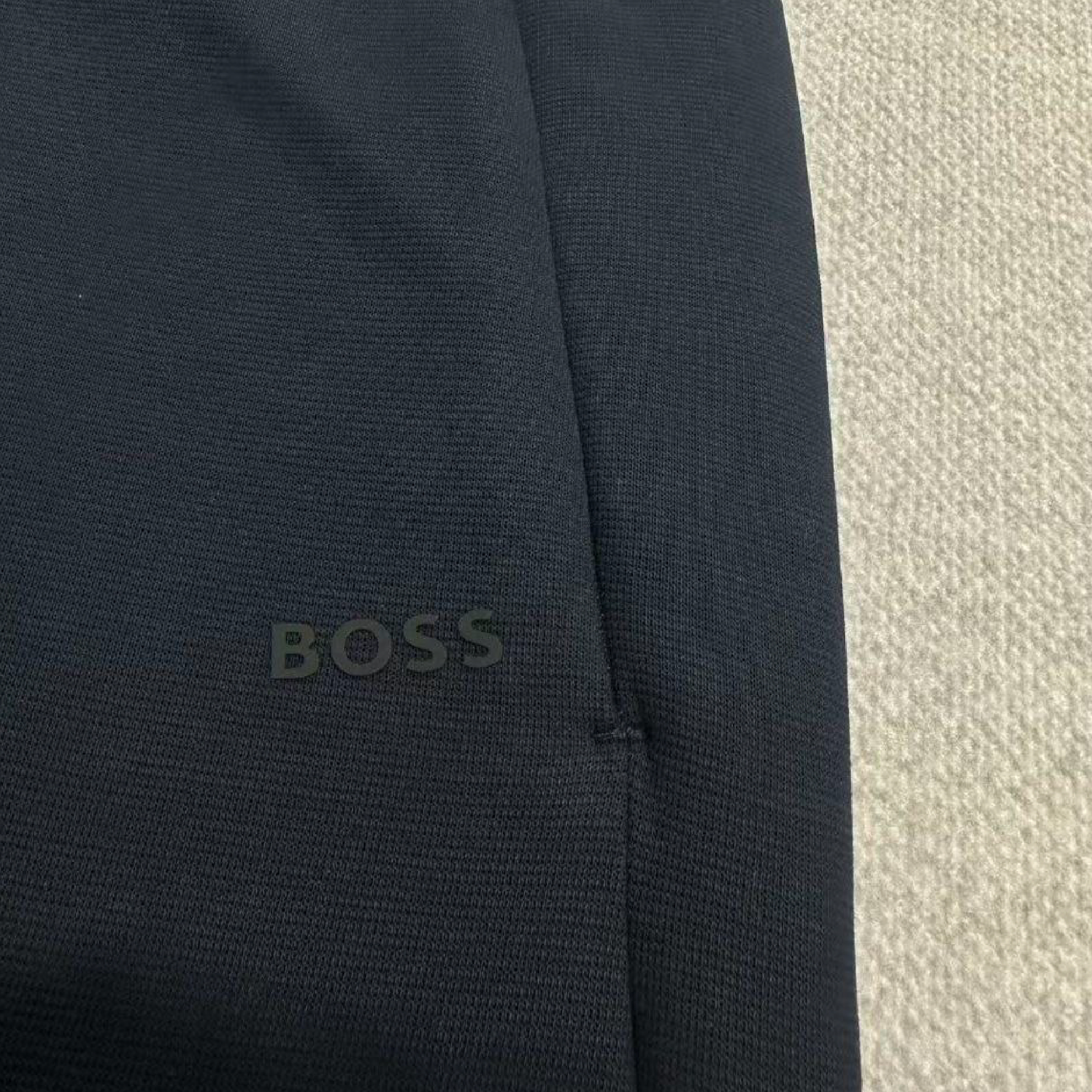 Hugo Boss embossed logo sweatpants-08
