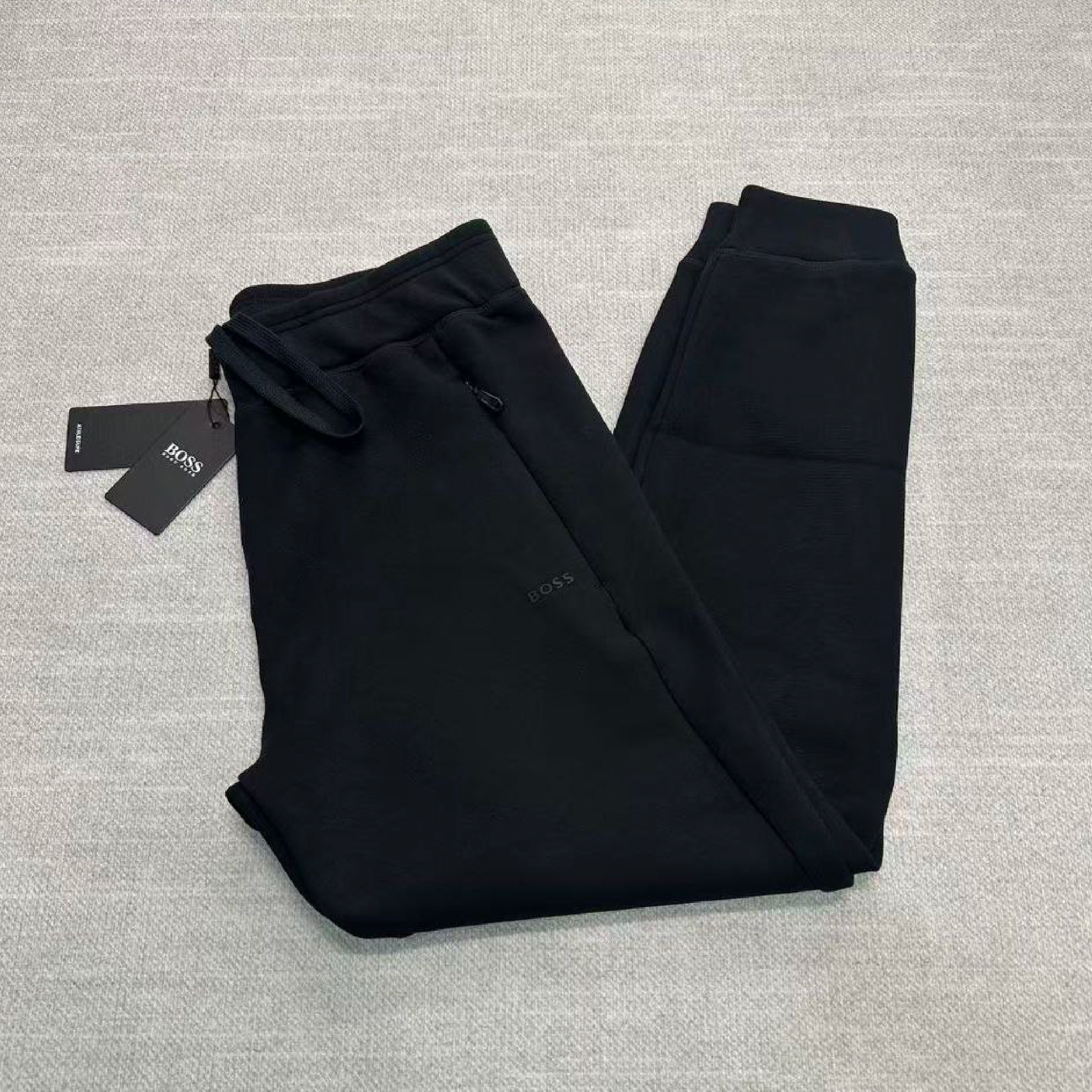 Hugo Boss embossed logo sweatpants-09