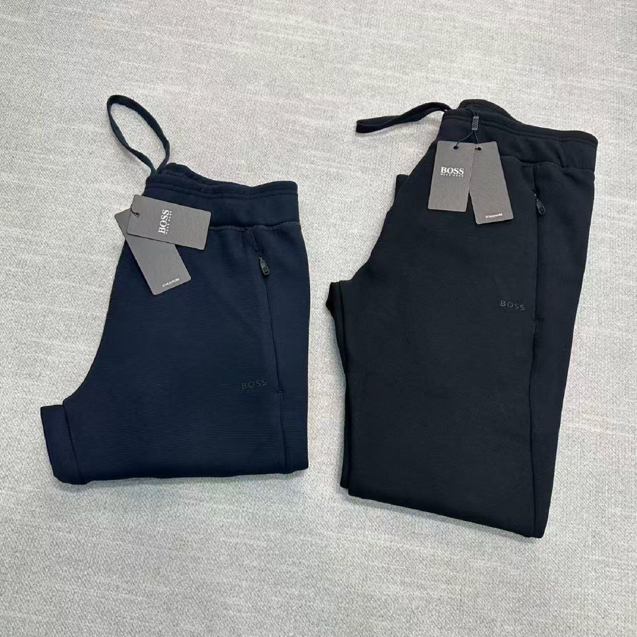 Hugo Boss embossed logo sweatpants-10