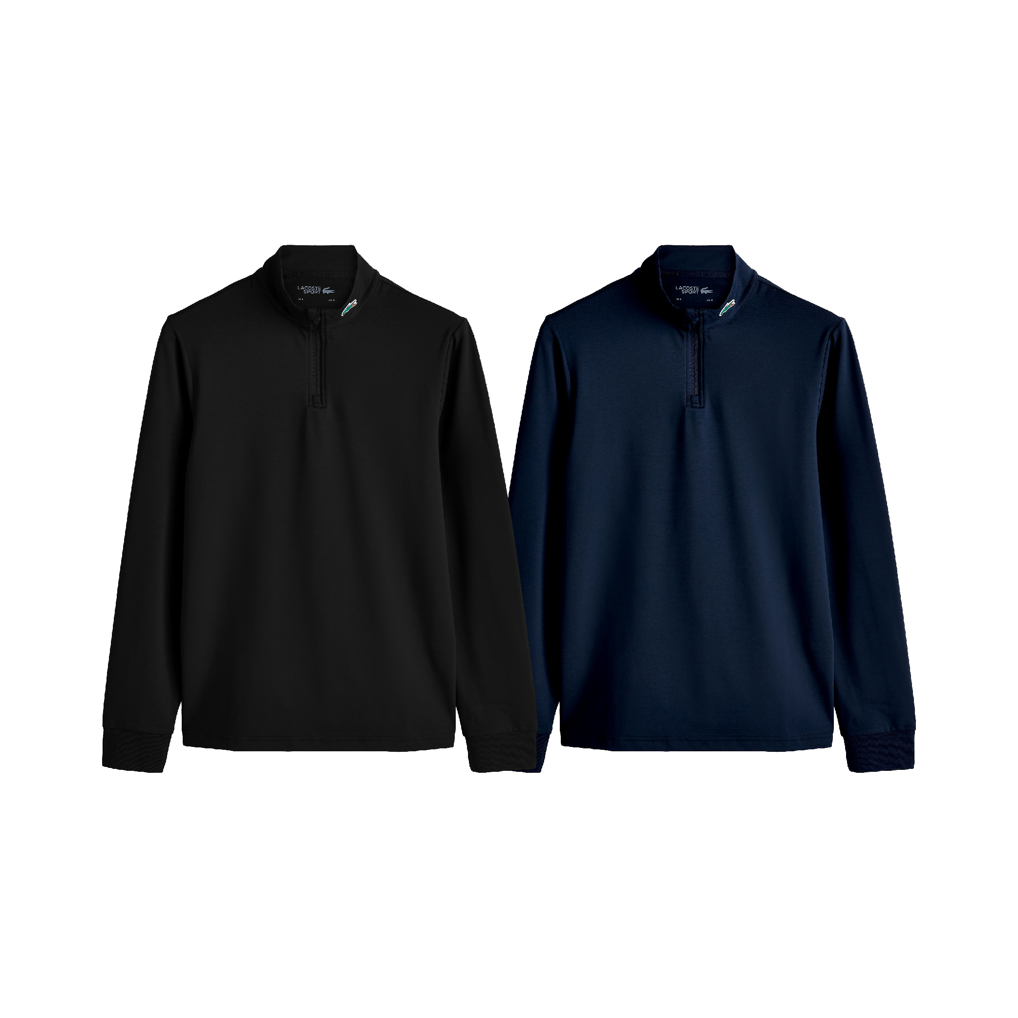 Lacoste Quarter-zip Ultra Dry Stretch Gold Sweatshirt-01