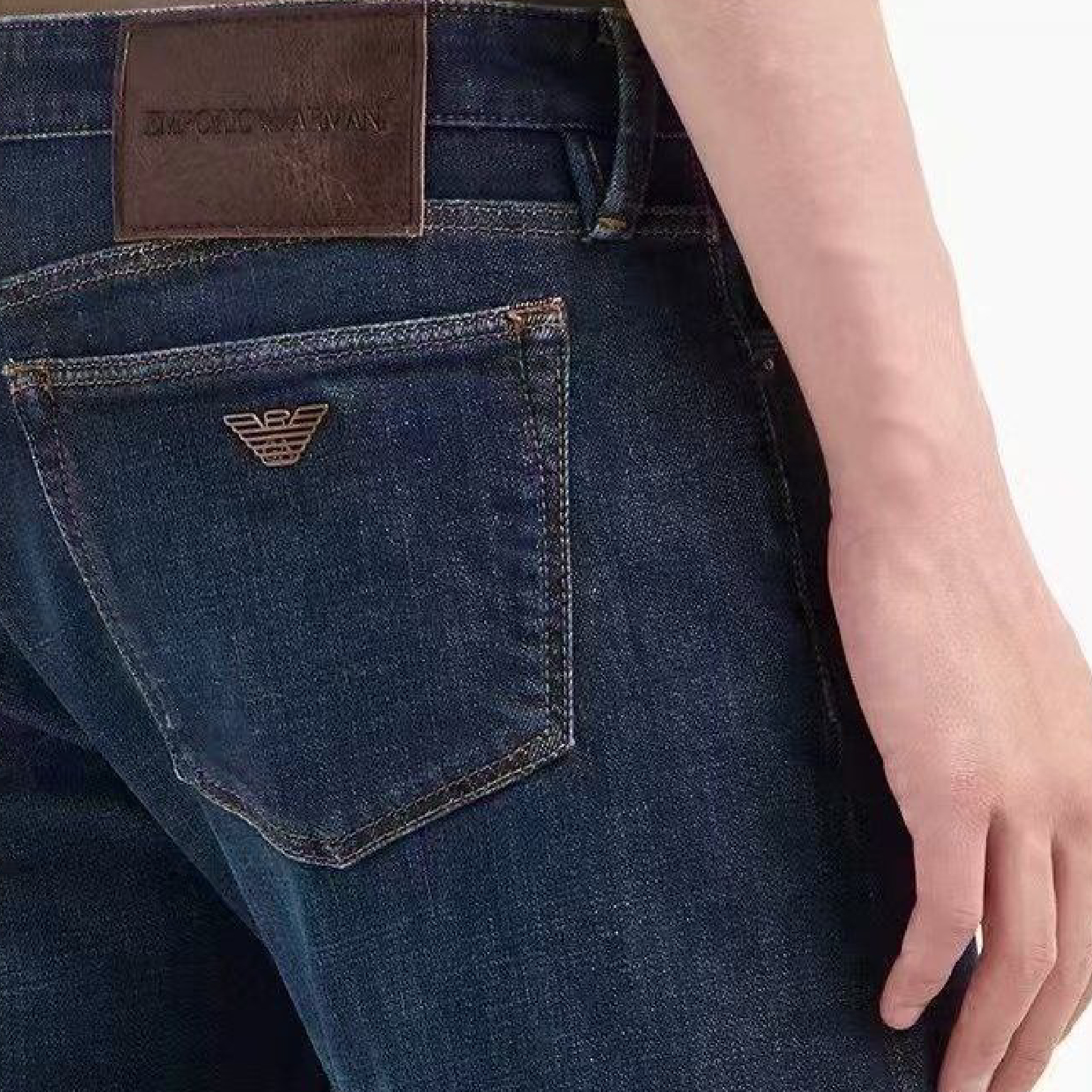 Emporio Armani Beige Chino Long Pants-04