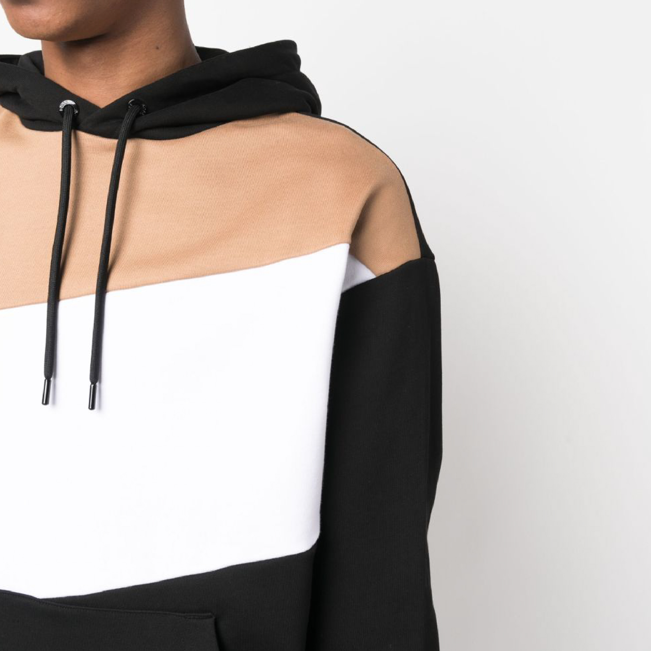 Hugo Boss Sullivan 15 Striped Cotton Hoodie Sweater-02