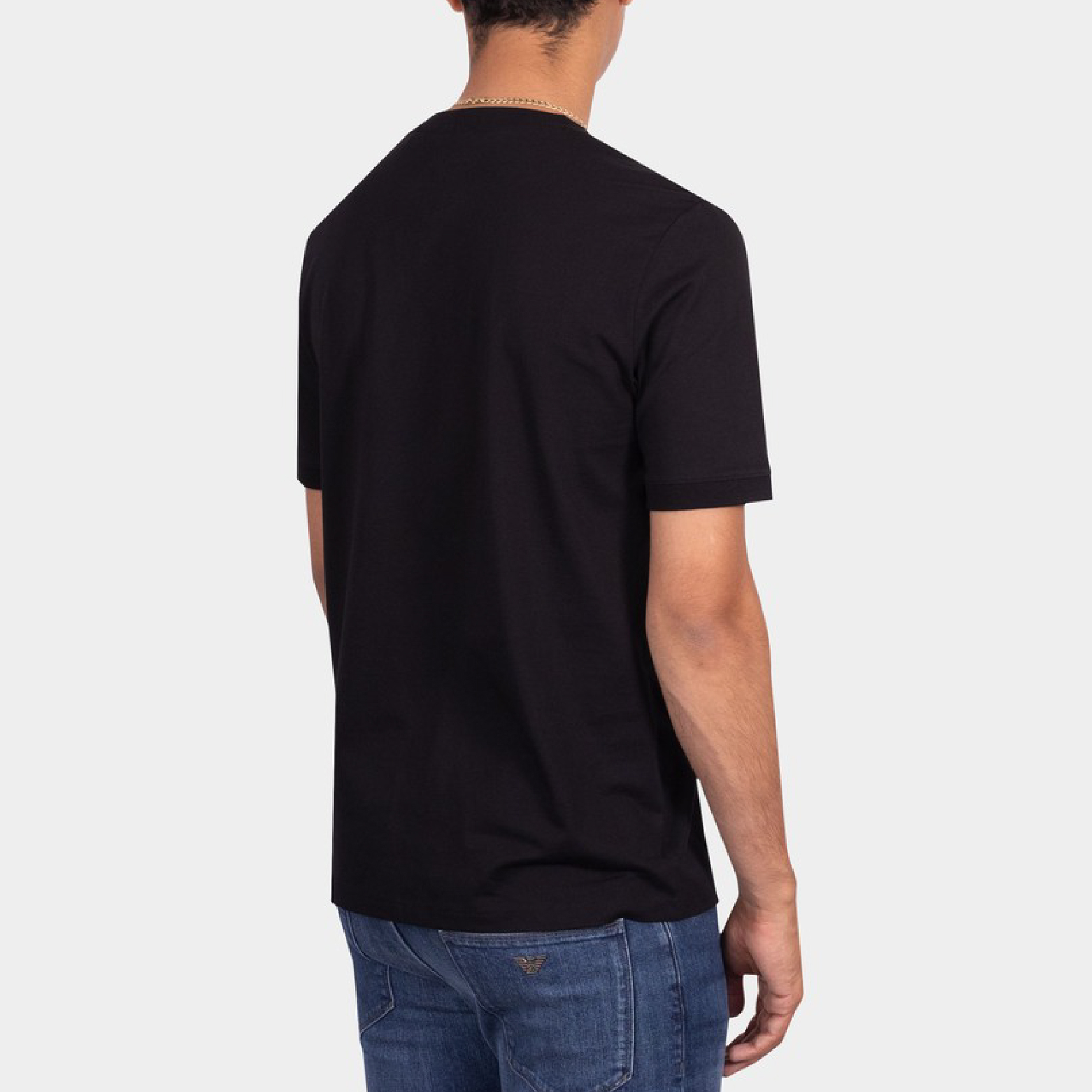 Hugo Boss Diragolino Gel Patch Logo Tee Black-04