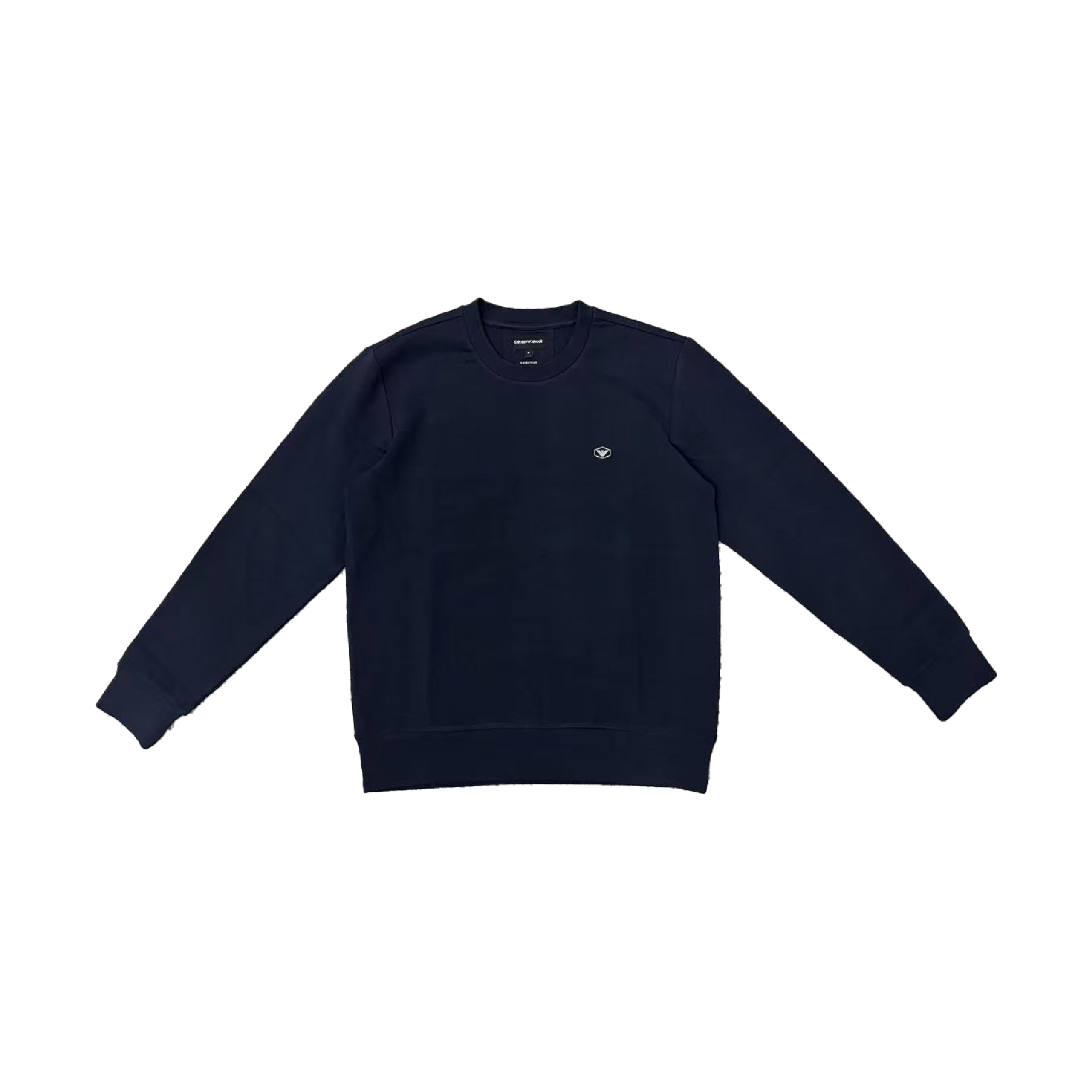 Emporio Armani Small Eagle Patch Logo Crewneck Sweatshir-01