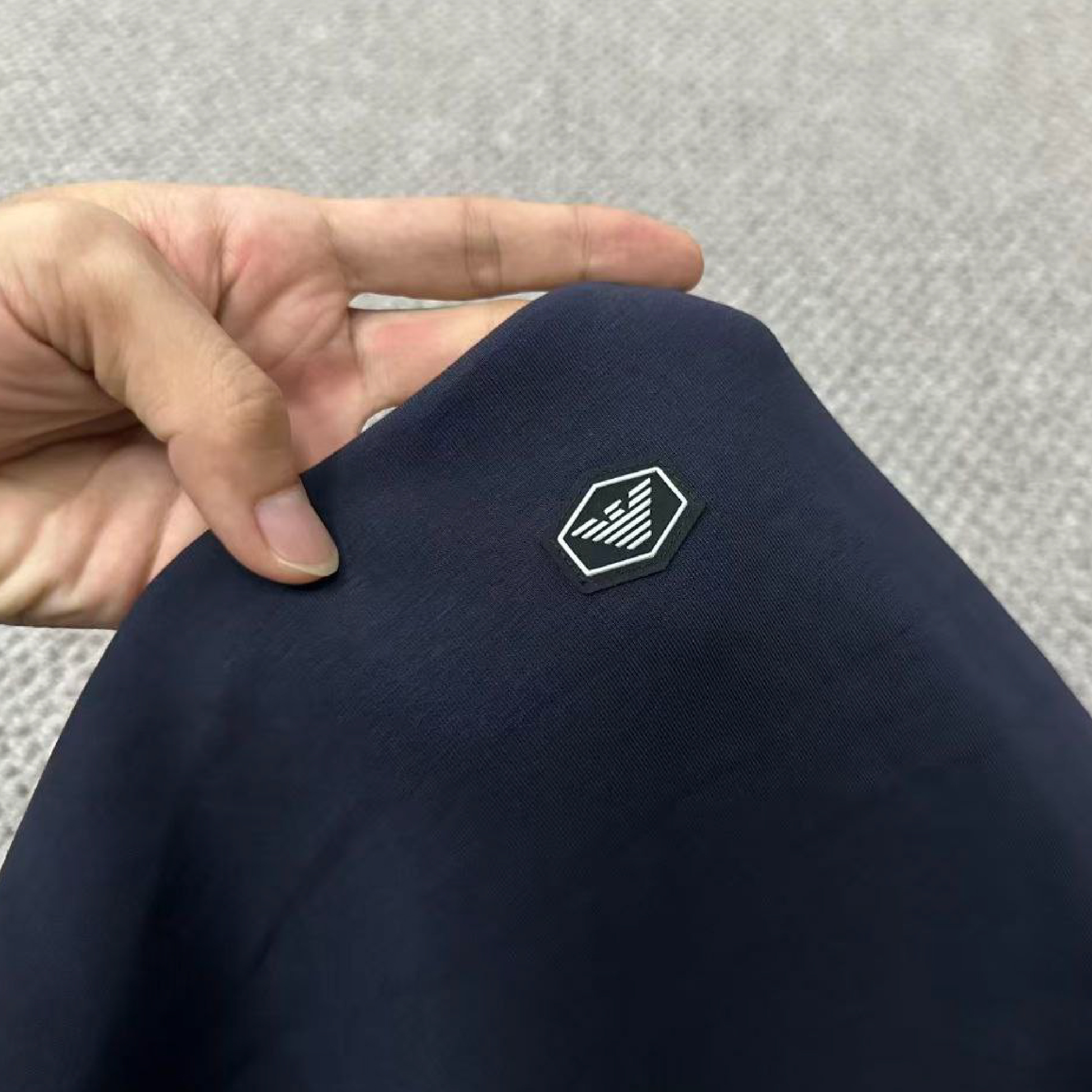 Emporio Armani Small Eagle Patch Logo Crewneck Sweatshir-04