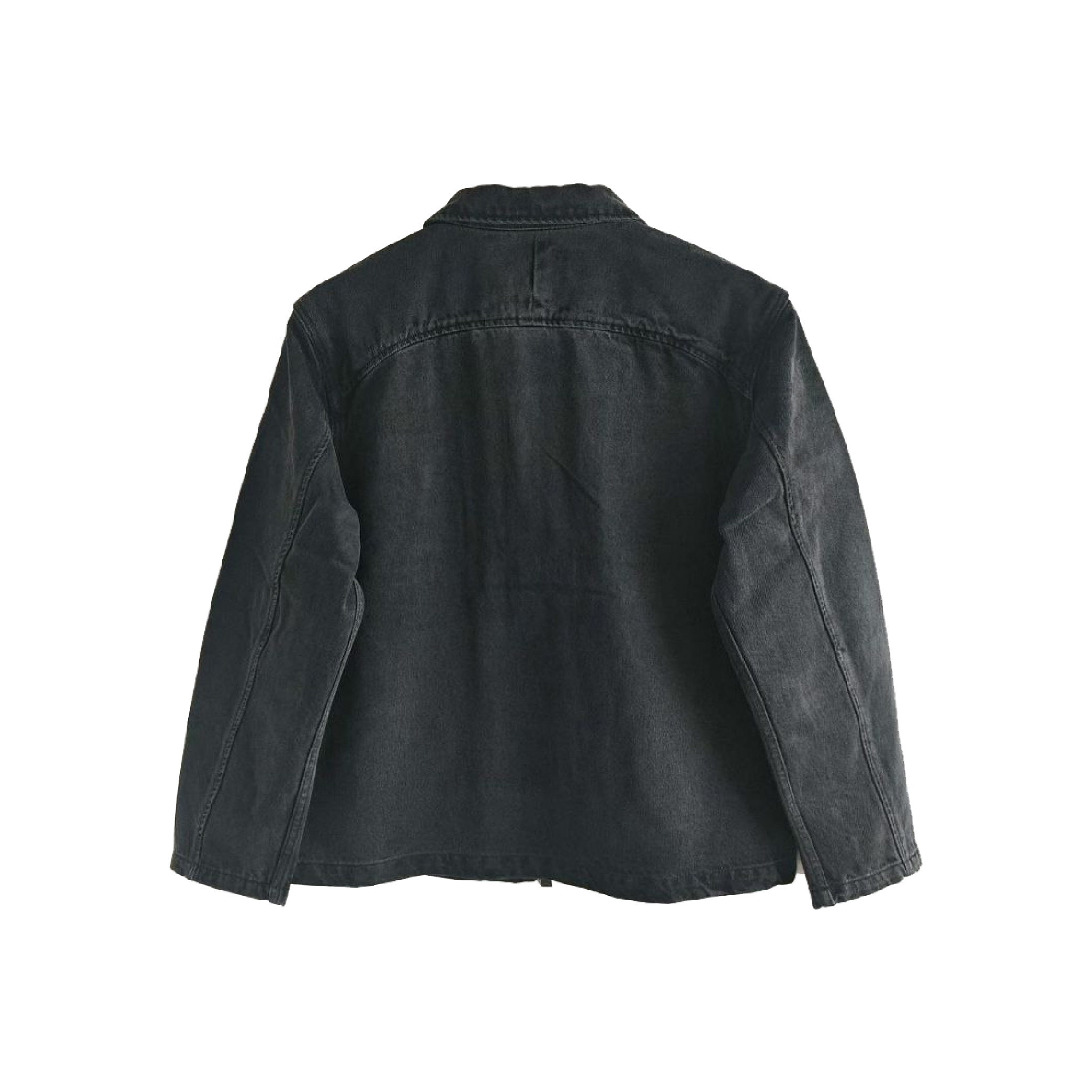 Emporio Armani greyish black washed denim jackeT-03