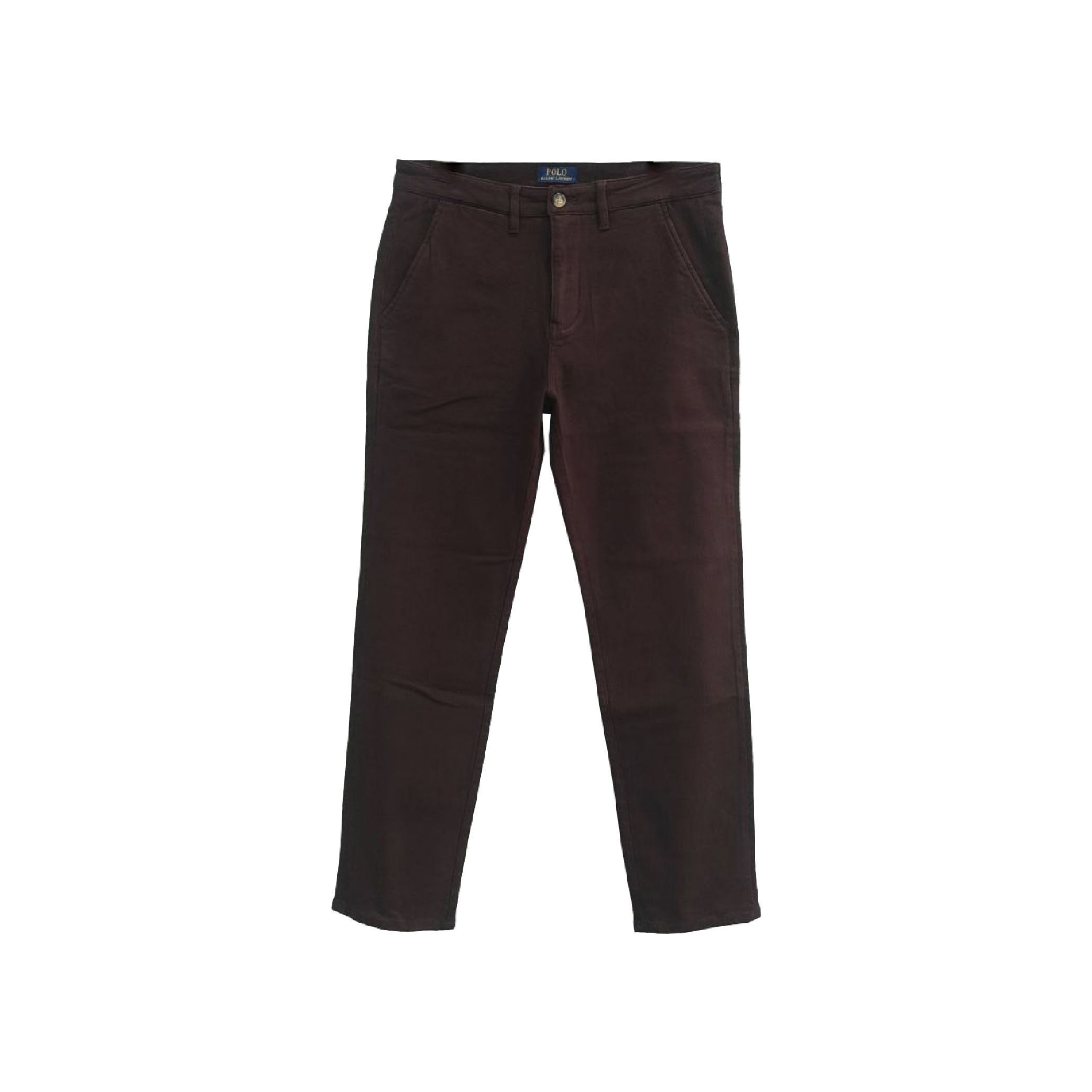 Polo Ralph Lauren Small Pony Chino Pants in Dark Brown-02