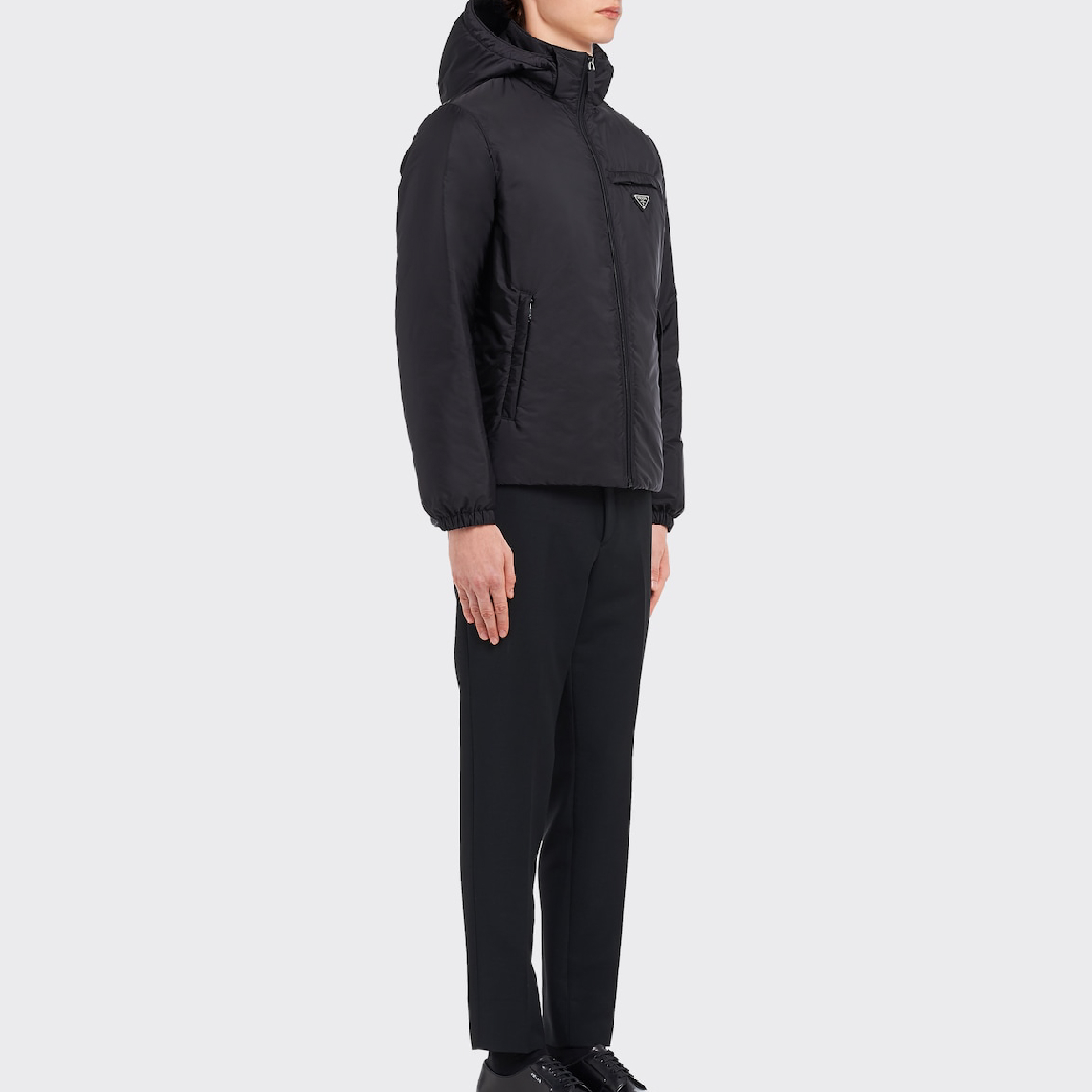 Prada Re-Nylon Padded Hood Jacket-06
