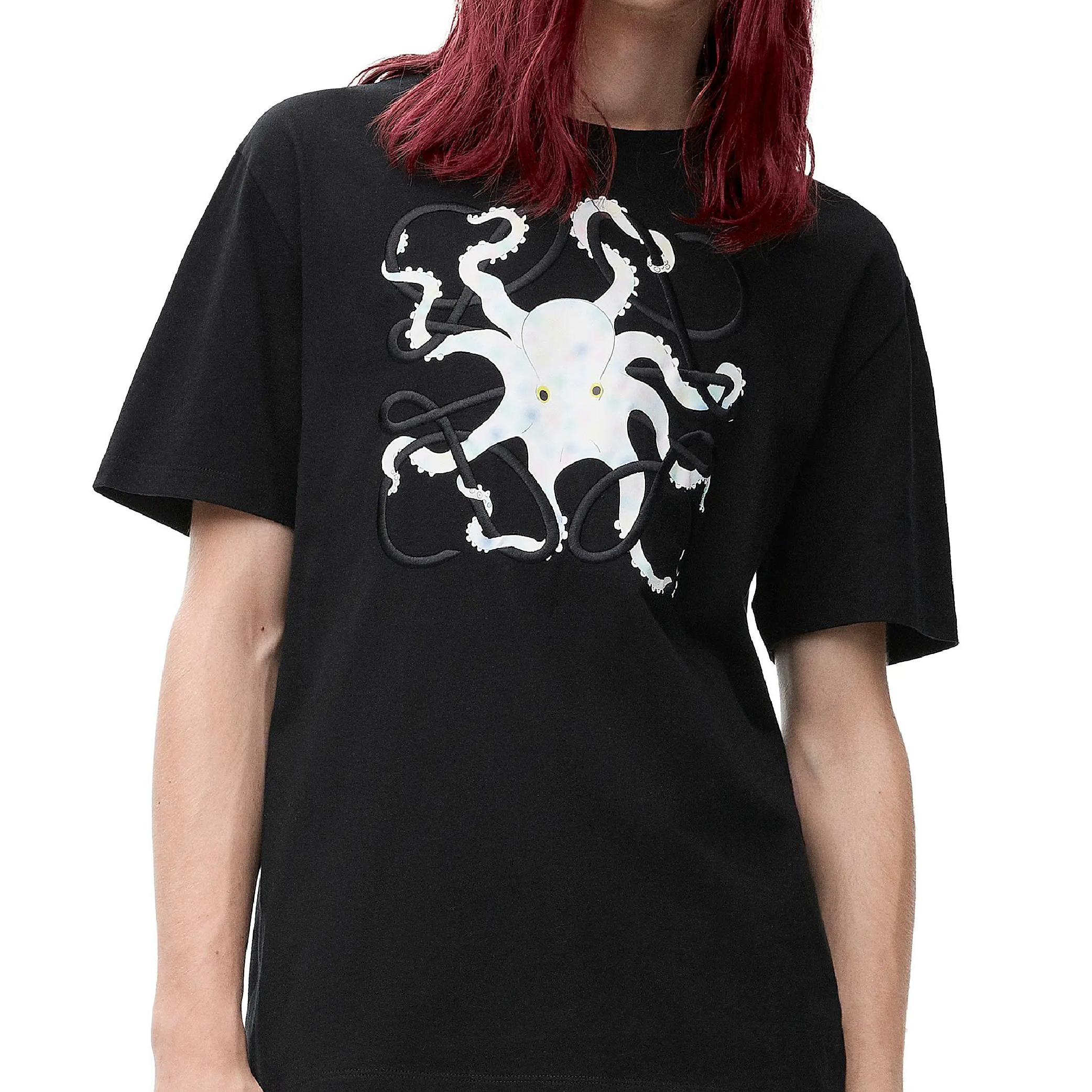 LOEWE x Suna Fujita Octopus Relaxed-Fit T-Shirt-03