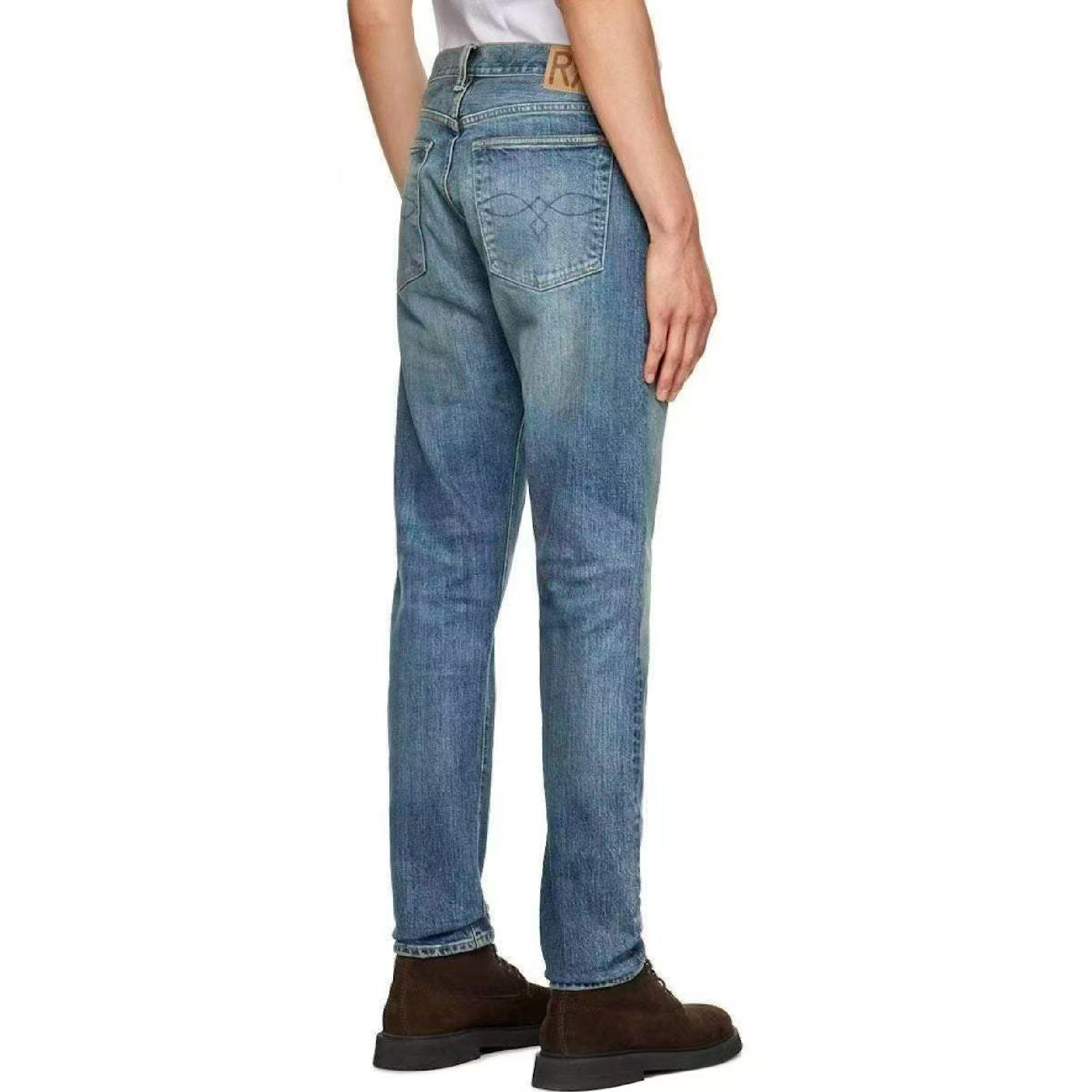 RRL Ralph Lauren Vintage Japan Woven Selvedge Denim Jeans-09