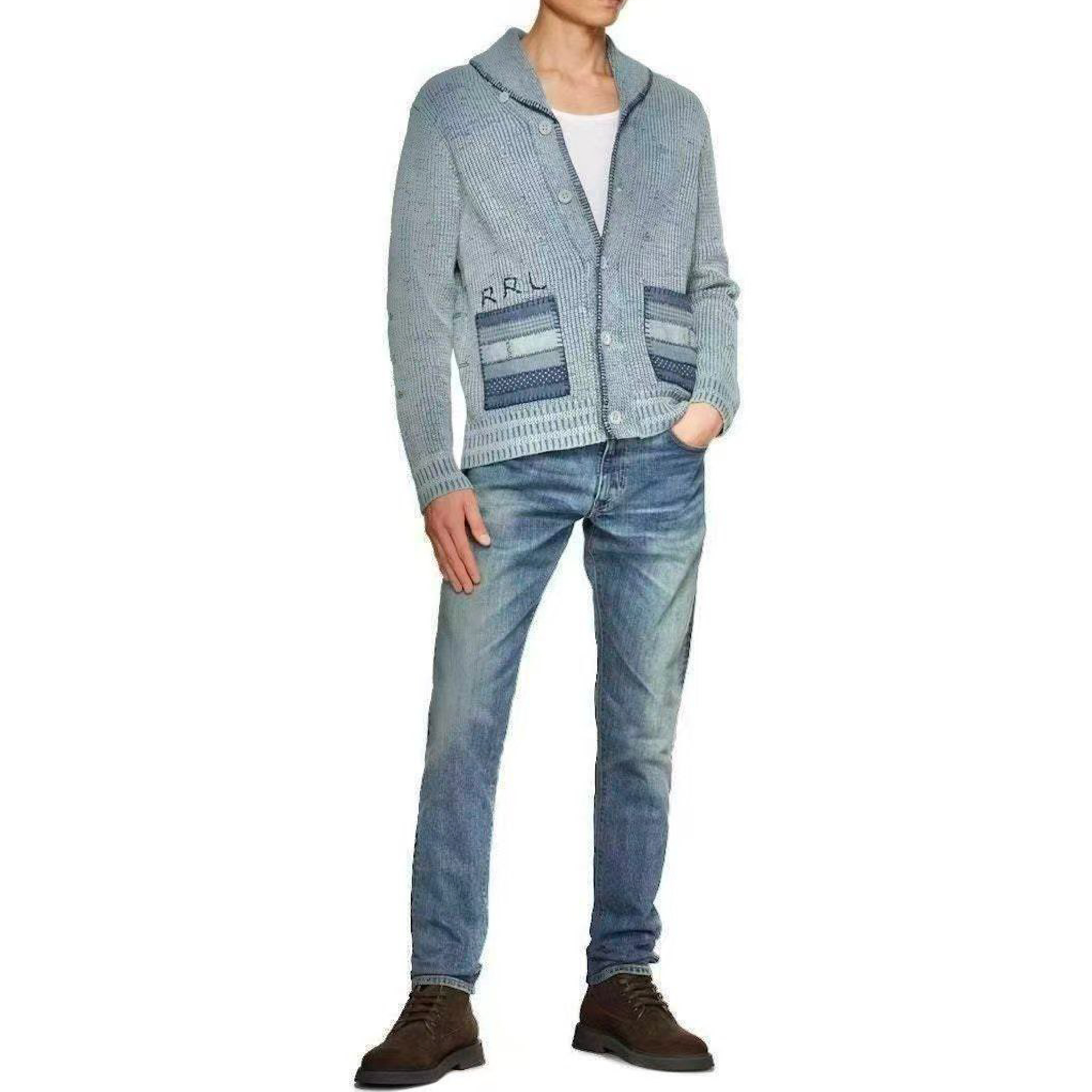 RRL Ralph Lauren Vintage Japan Woven Selvedge Denim Jeans-10