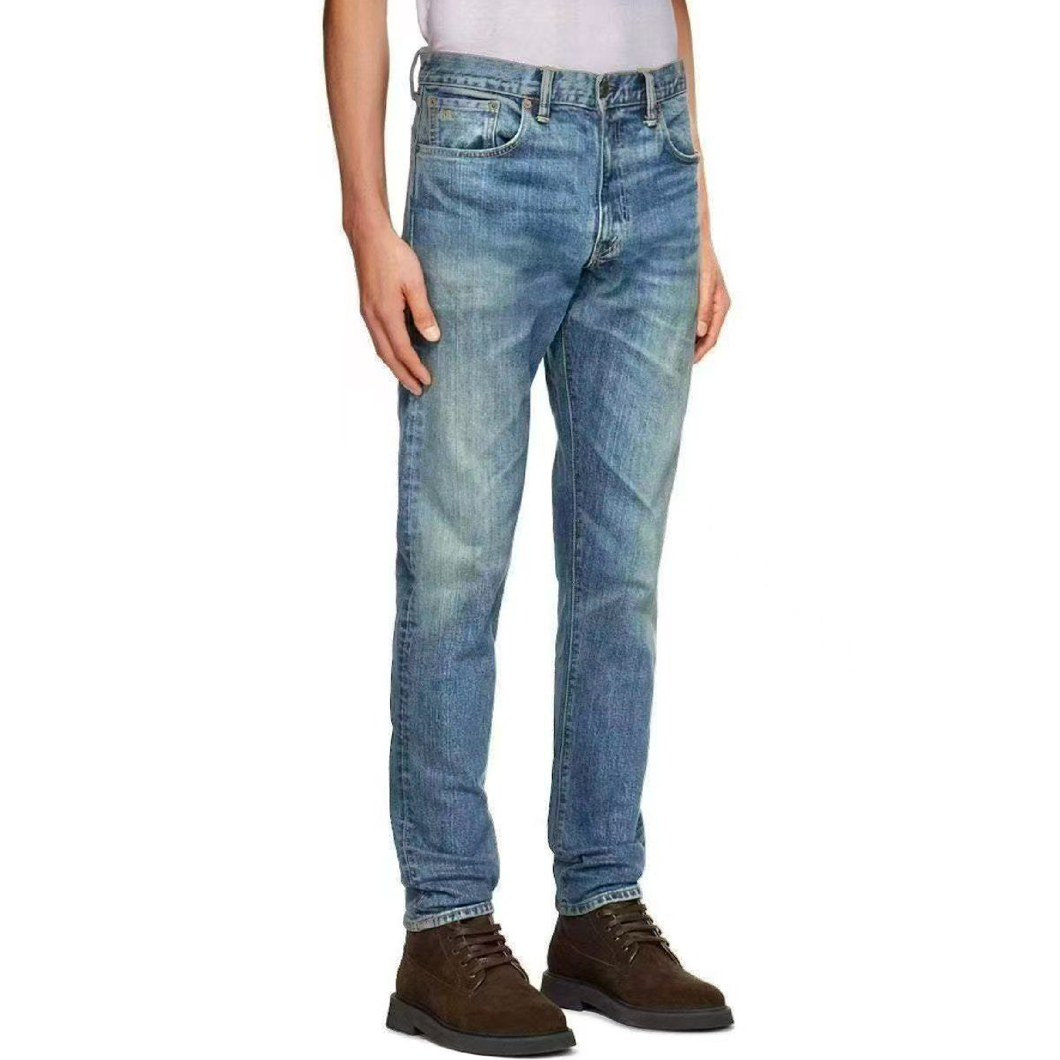 RRL Ralph Lauren Vintage Japan Woven Selvedge Denim Jeans-08