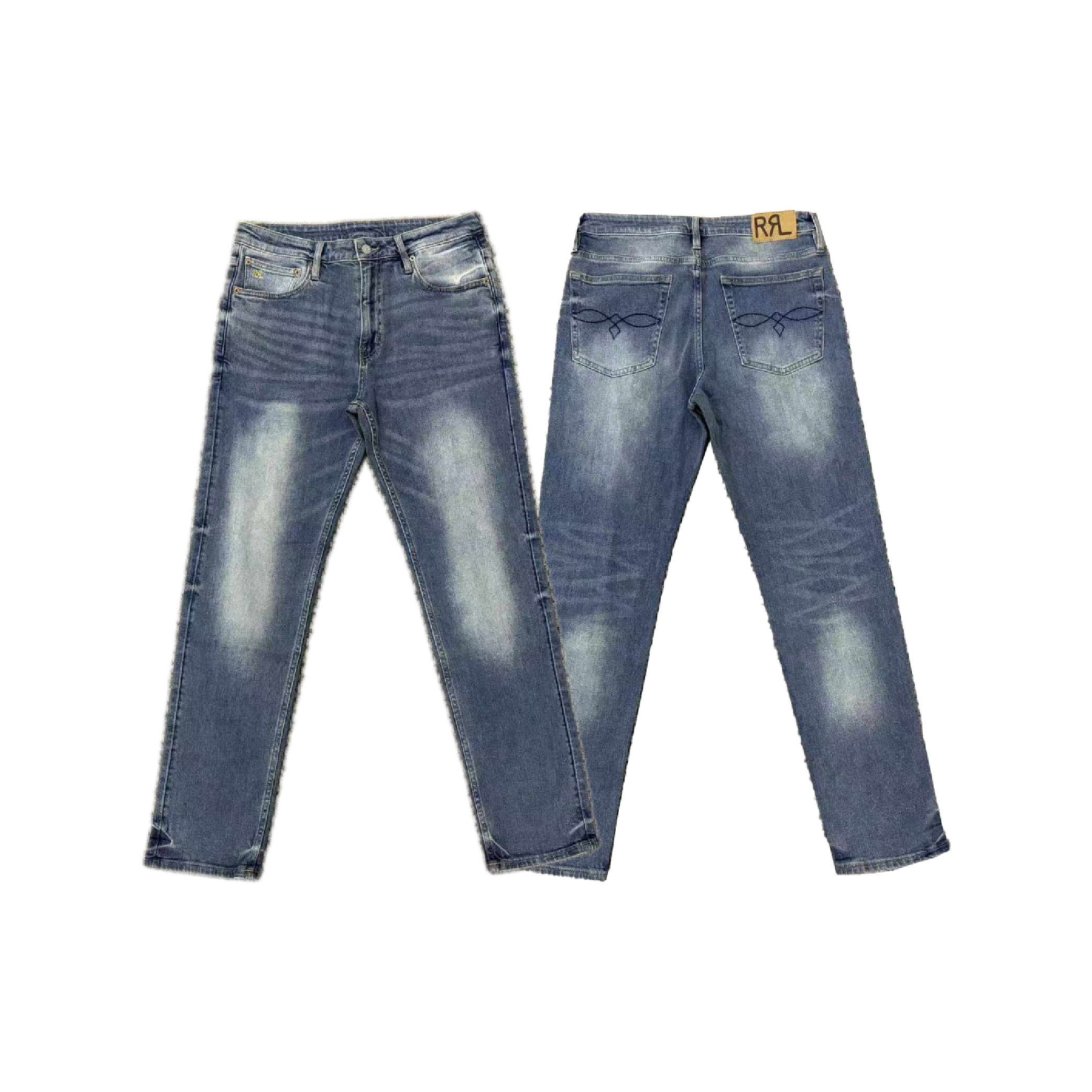 RRL Ralph Lauren Vintage Japan Woven Selvedge Denim Jeans-01