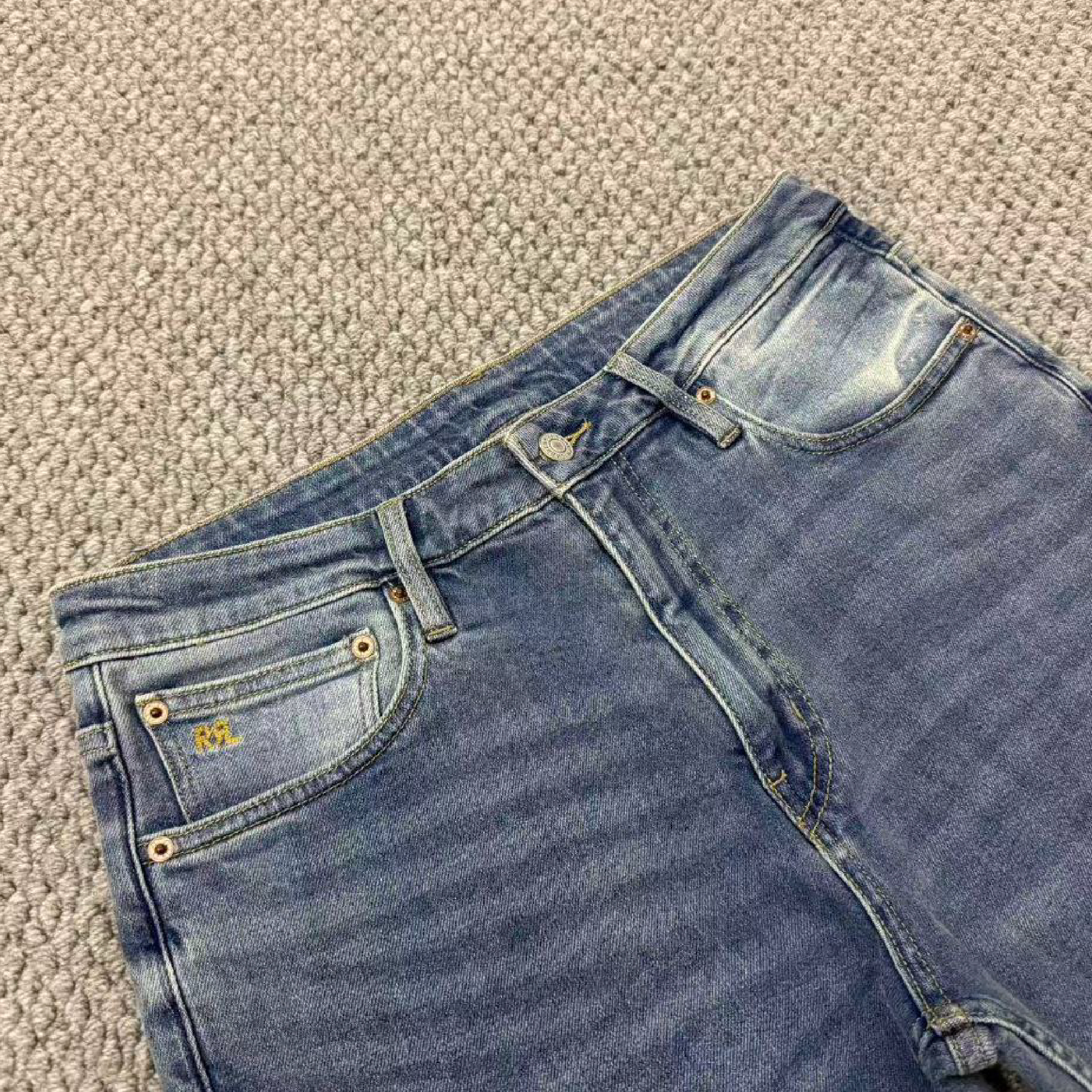 RRL Ralph Lauren Vintage Japan Woven Selvedge Denim Jeans-06