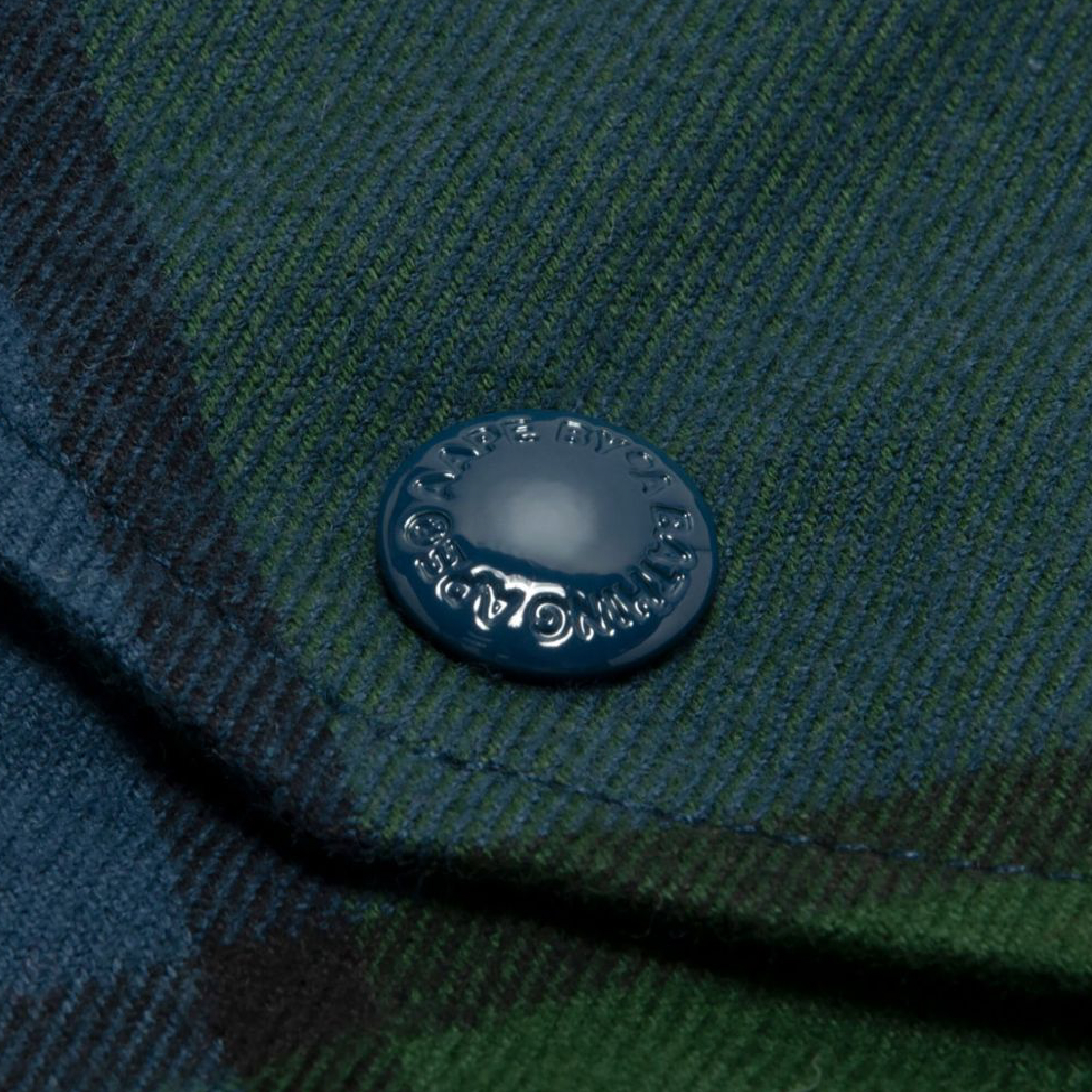 Aape A Bathing Ape Blue-Green Checked LS Collar Shirt-05