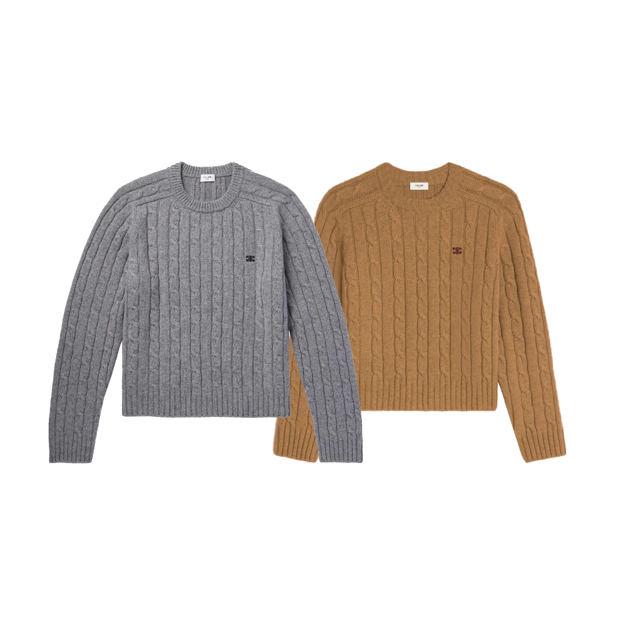 Celine Paris Women Wool-Cashmere Knitted Sweater-01