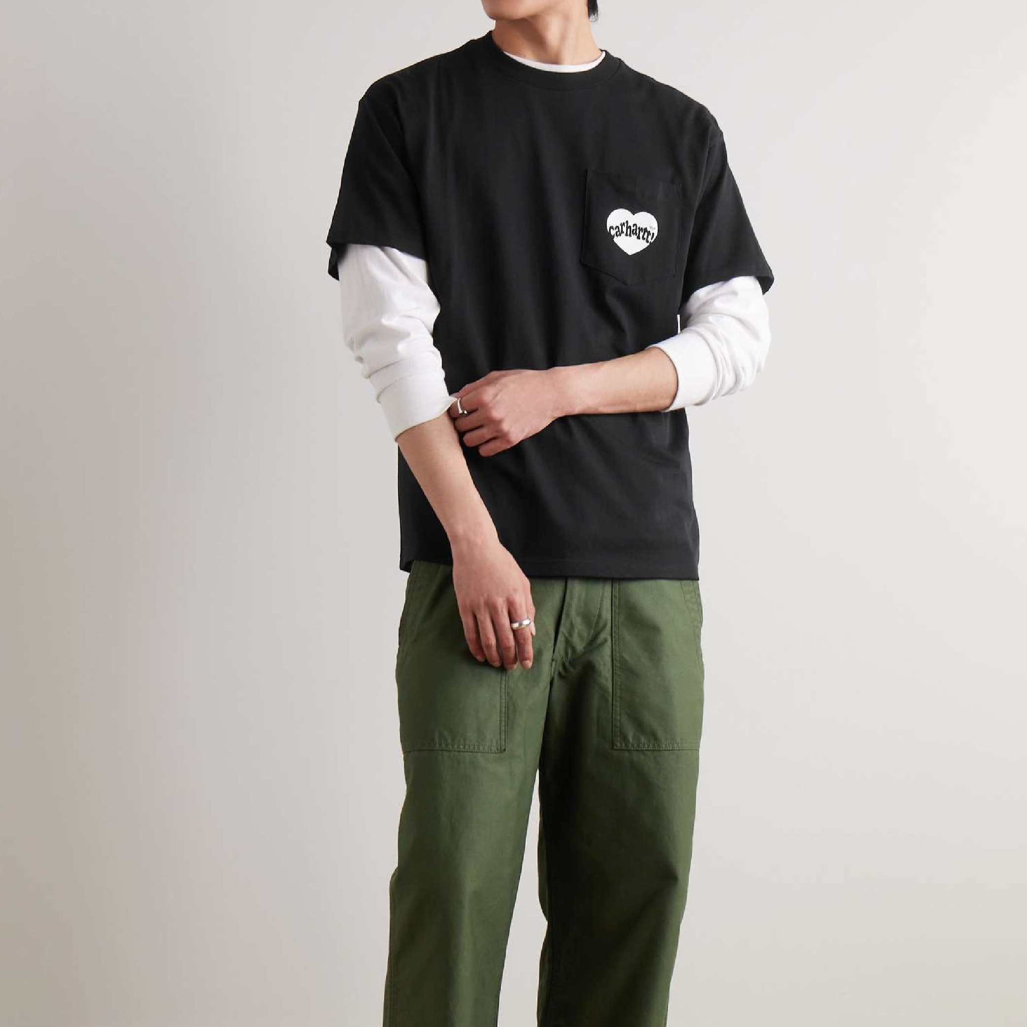 Carhartt WIP Amour logo-print Cotton T-shirt-07