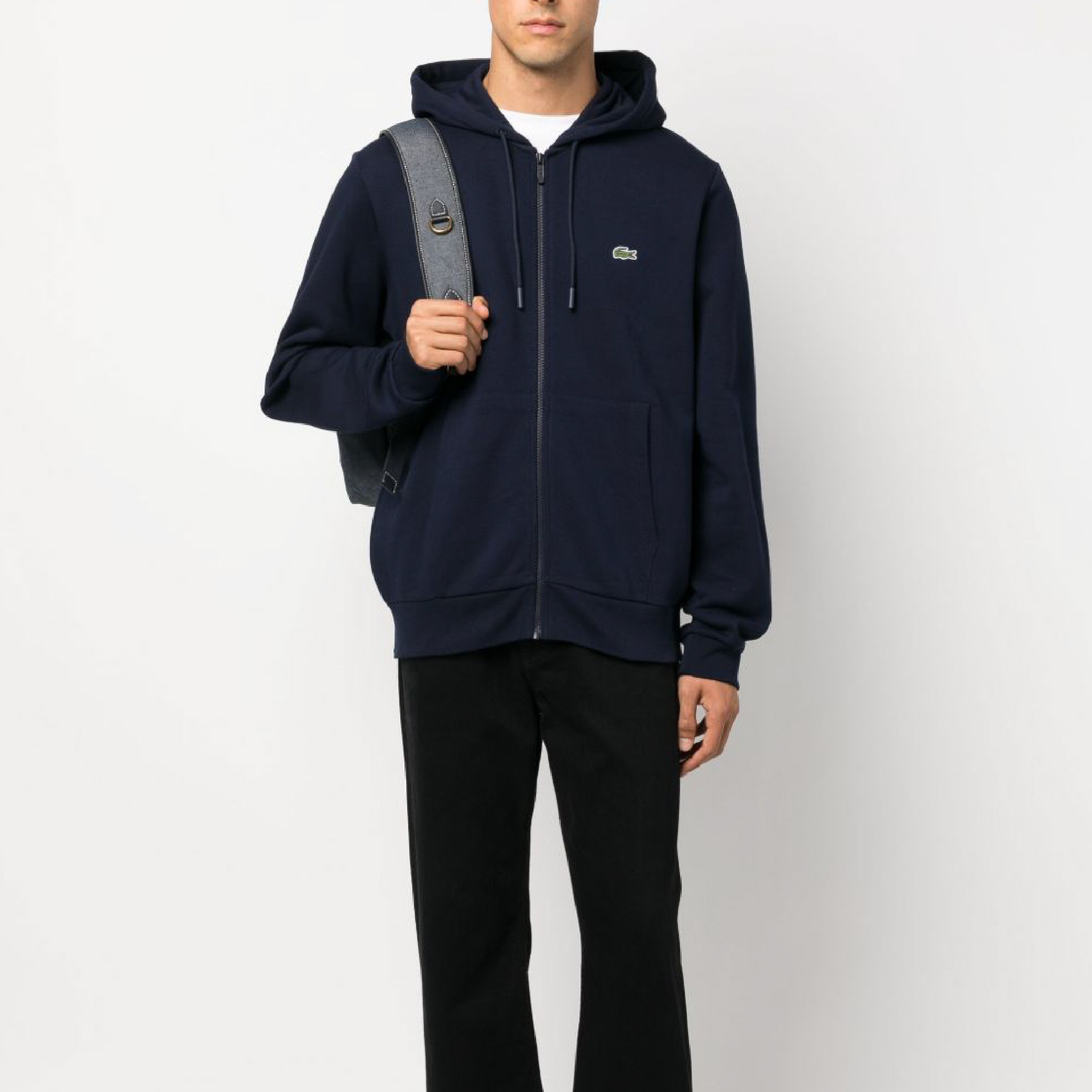 Lacoste logo-embroidered zip-up hoodie-05-10