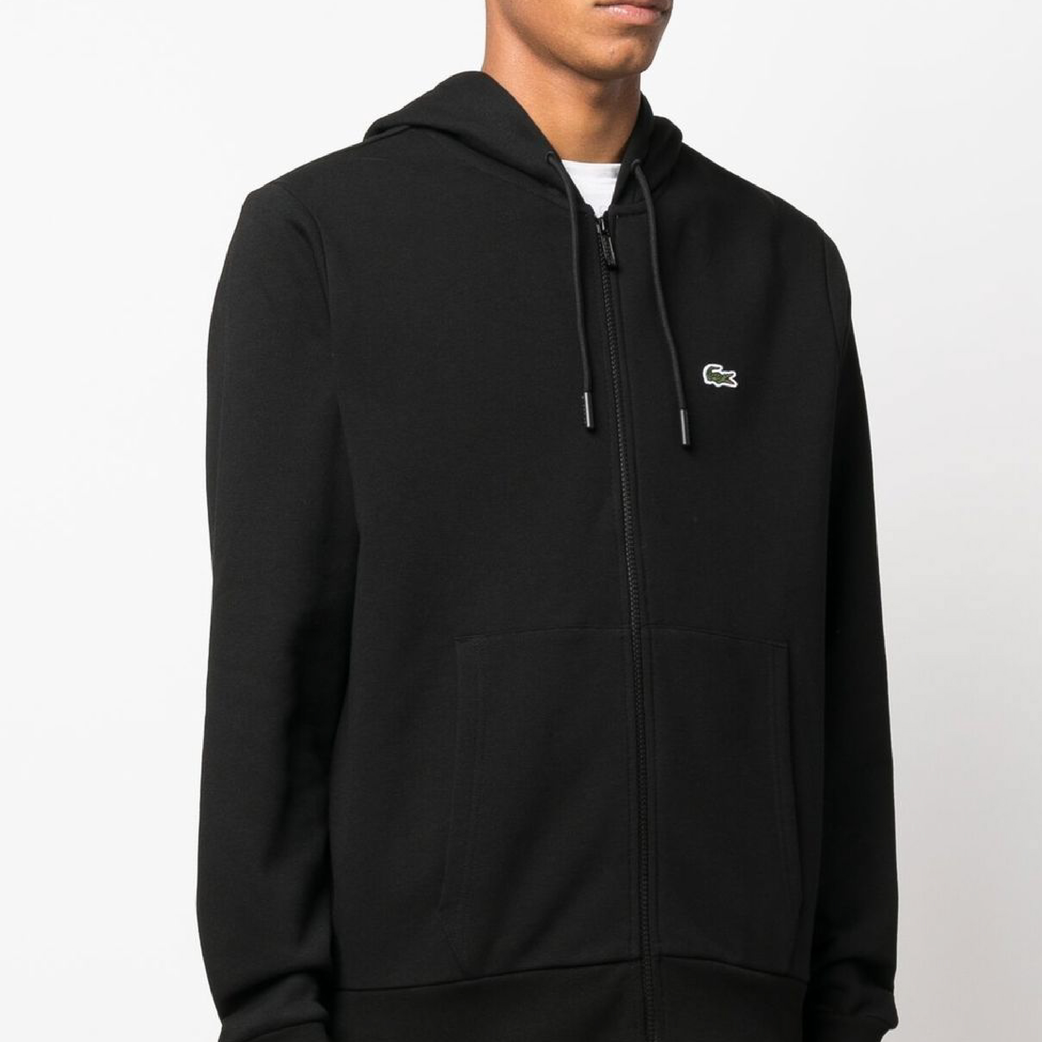 Lacoste logo-embroidered zip-up hoodie-05-08