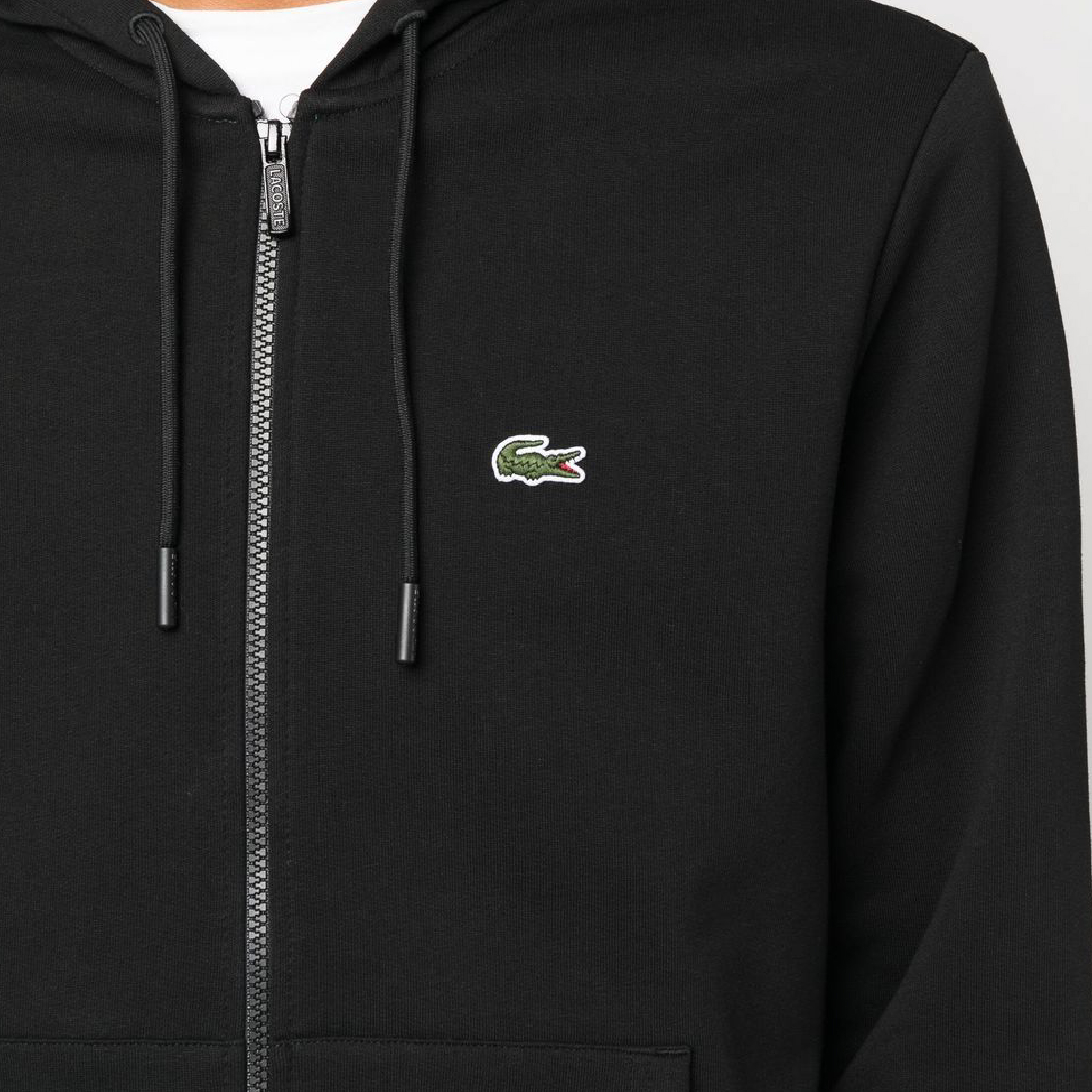 Lacoste logo-embroidered zip-up hoodie-05-05