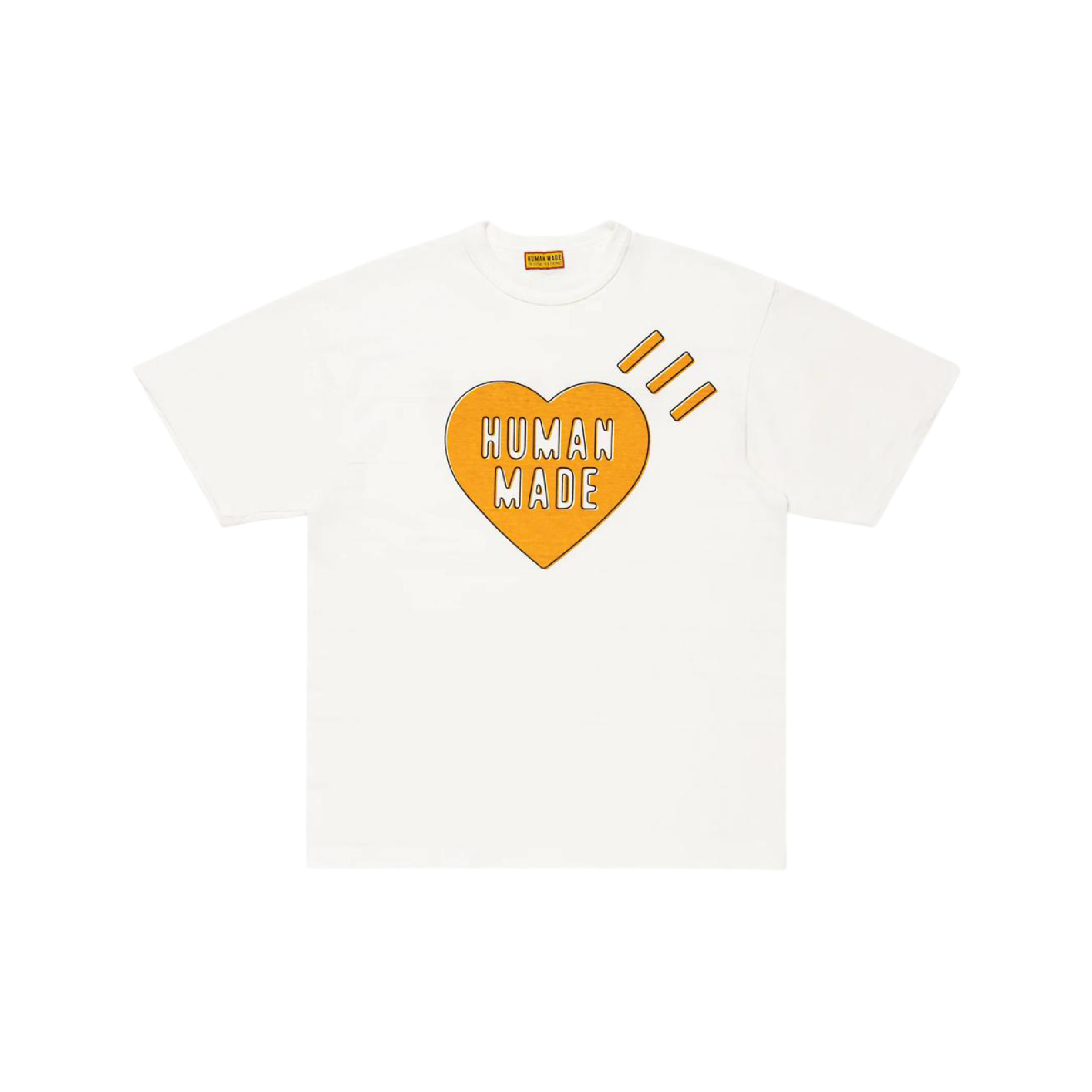 Human Made Golden heart logo tee-06