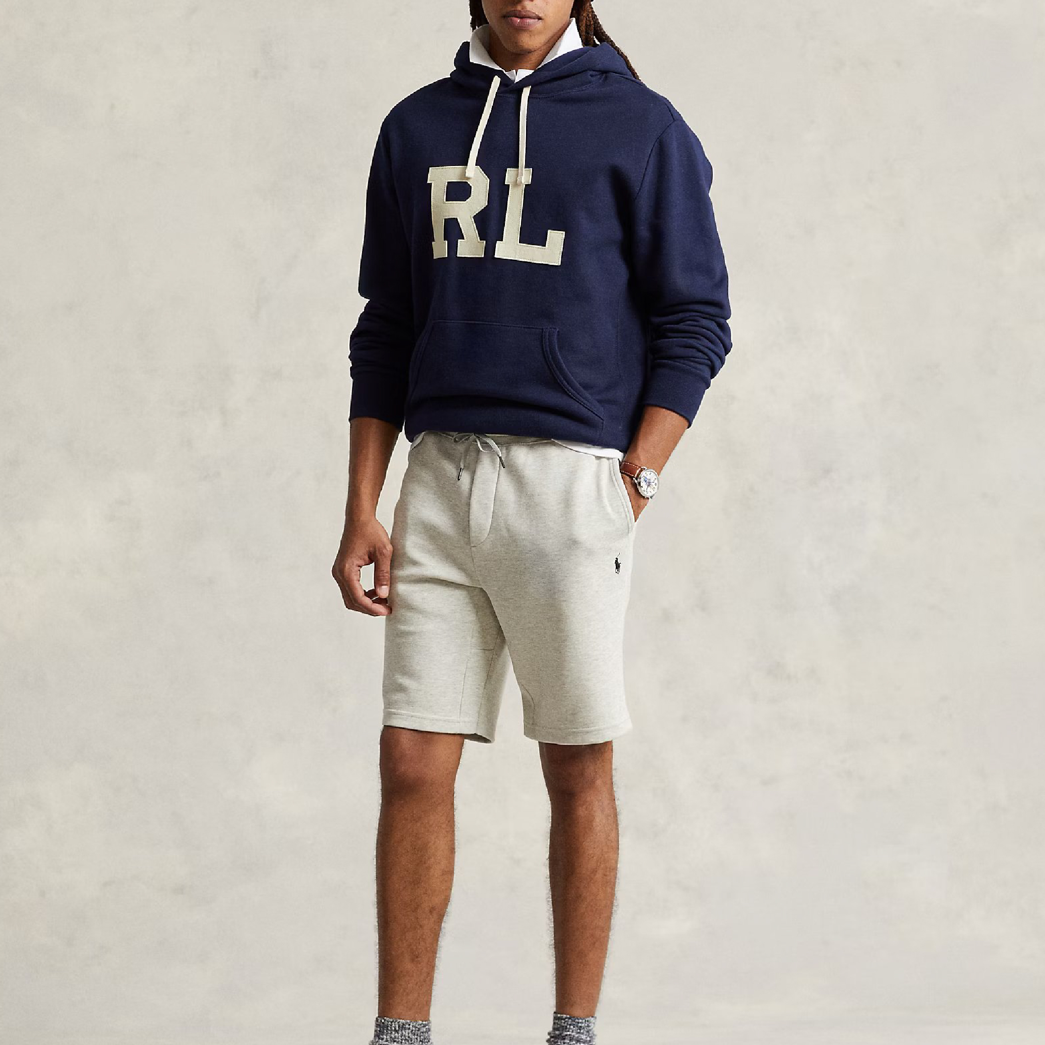 Polo Ralph Lauren Basic Small Pony Cotton Shorts-11