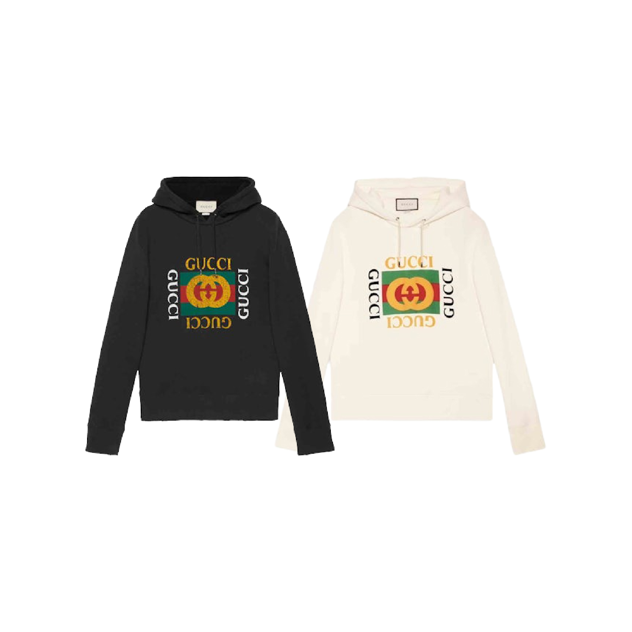 Gucci G-Interlocking Cotton Hoodie Sweate-01