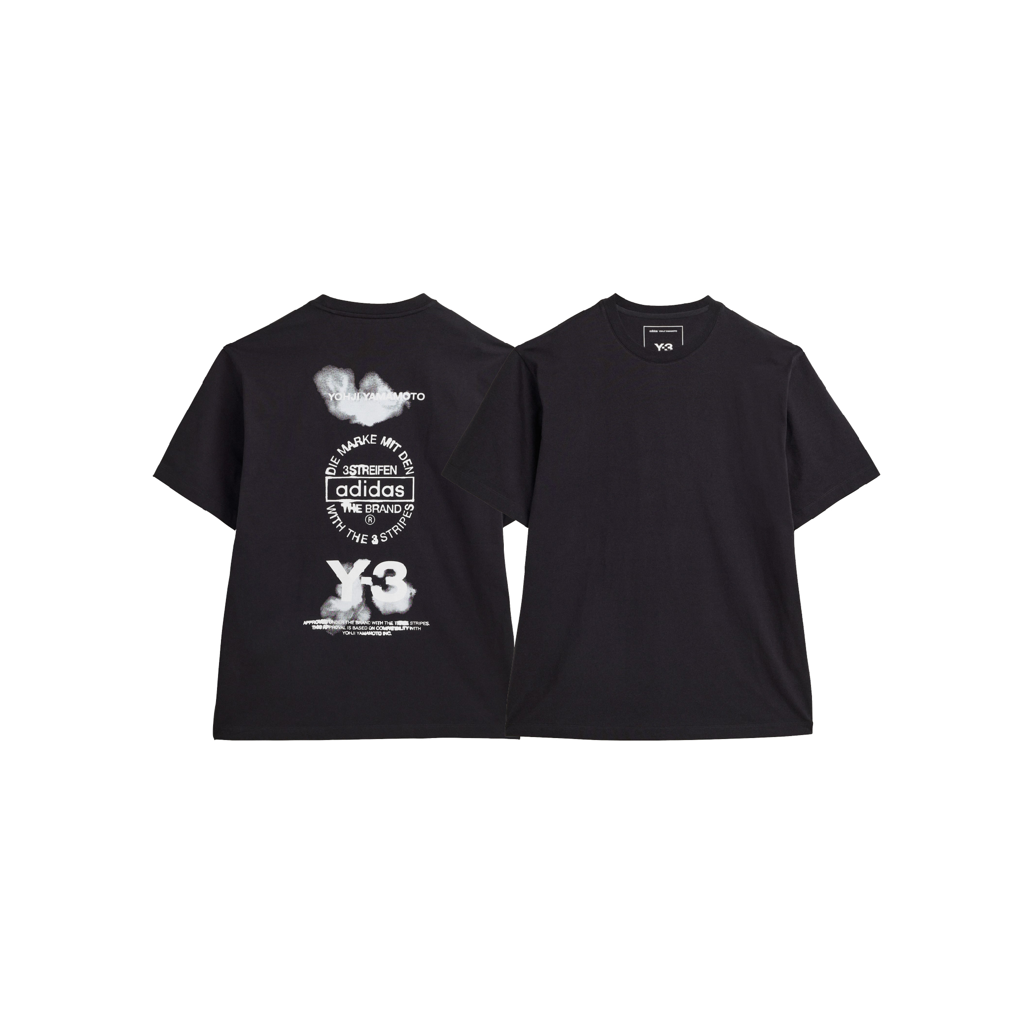 Adidas x Y-3 Stacked Logo Graphic Tee-02