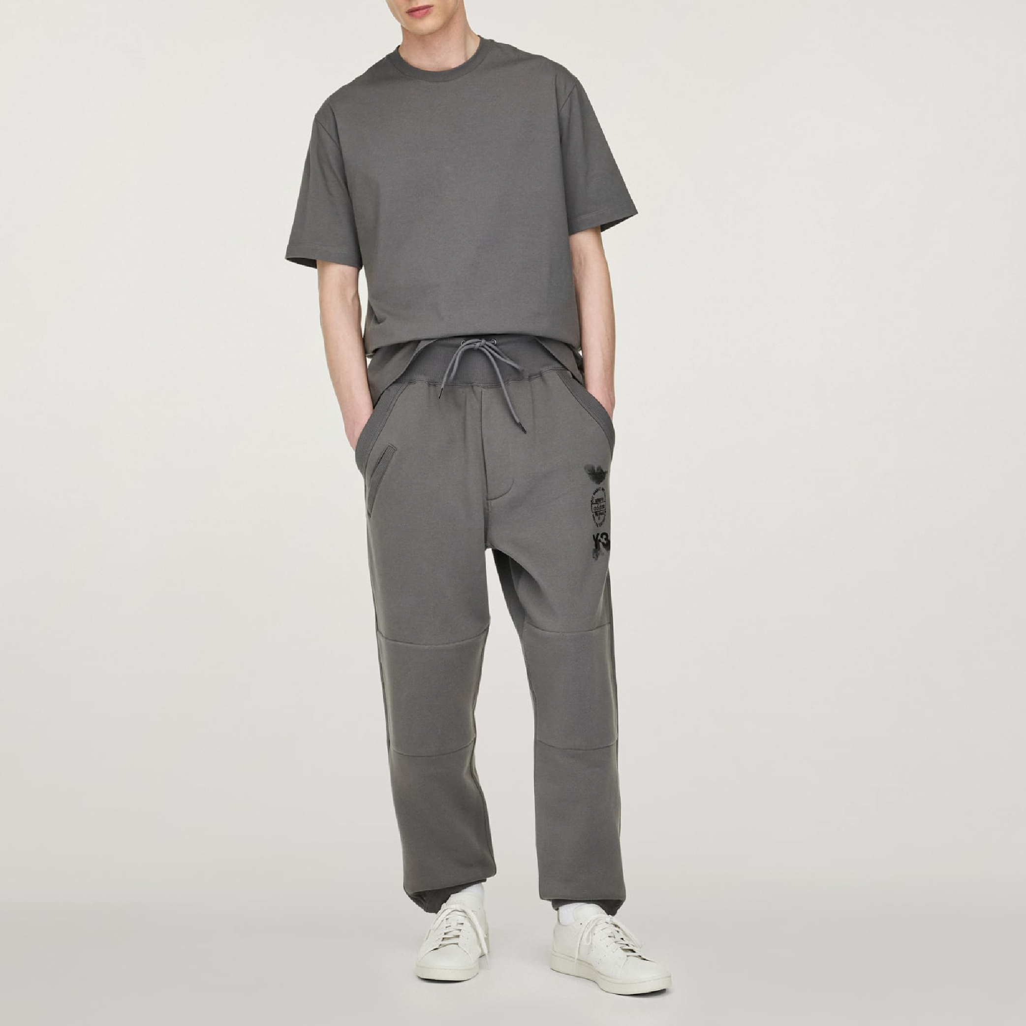 Adidas x Y-3 Stacked Logo Graphic Tee-23