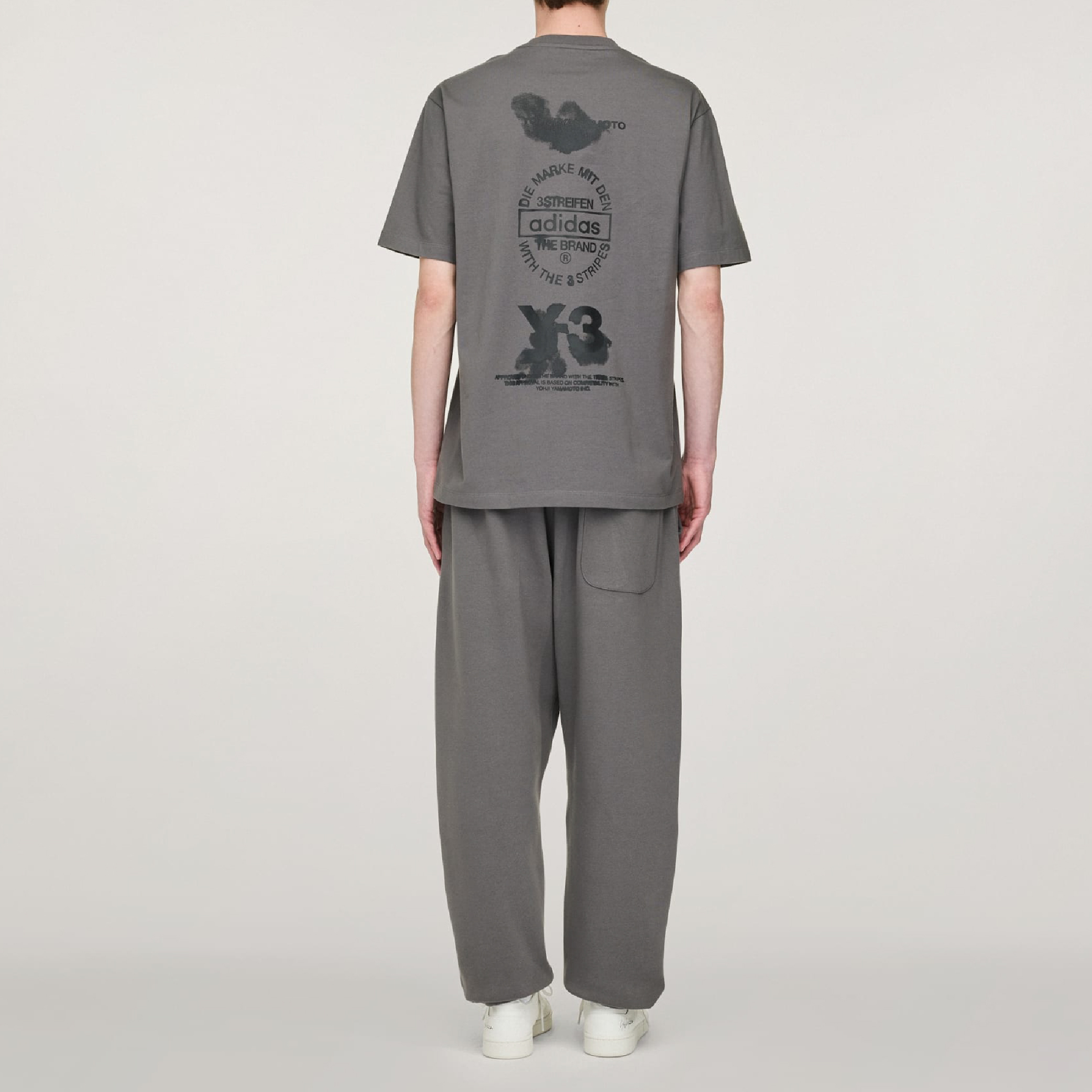 Adidas x Y-3 Stacked Logo Graphic Tee-25